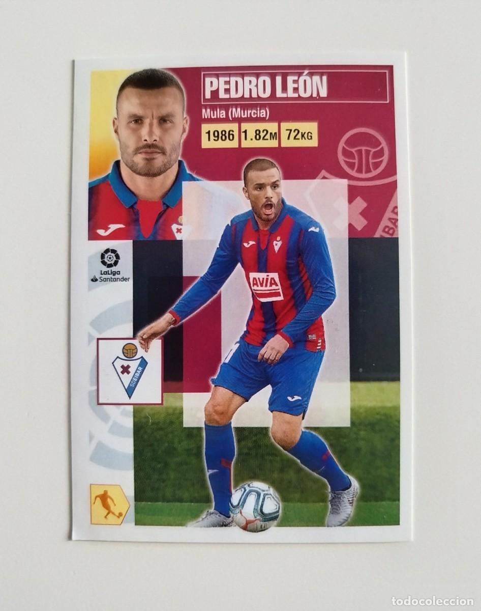 Cromos de f&uacute;tbol: Pedro Le&oacute;n 12 SIN PEGAR NUNCA PEGADO SD Eibar Liga Ediciones Este 20 21 / 2020 2021