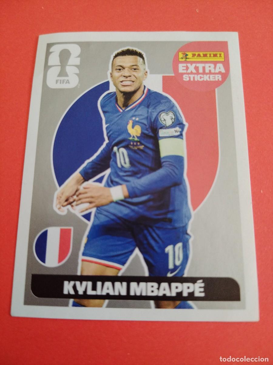 Cromos de f&uacute;tbol: CROMO MUNDIAL 2026 - EXTRA STICKER PLATA KYLIAN MBAPPE