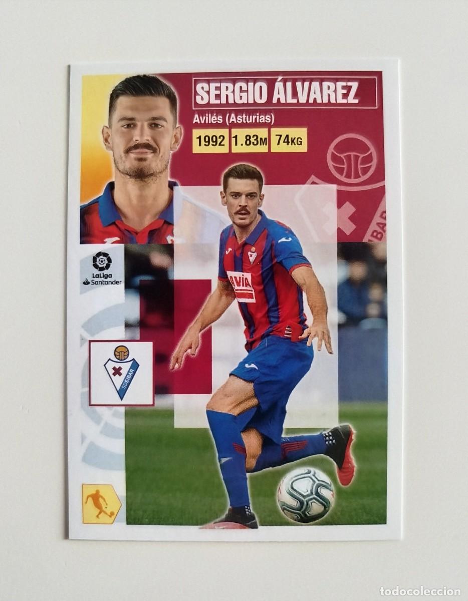 Cromos de f&uacute;tbol: Sergio &Aacute;lvarez 11 SIN PEGAR NUNCA PEGADO SD Eibar Liga Ediciones Este 20 21 / 2020 2021