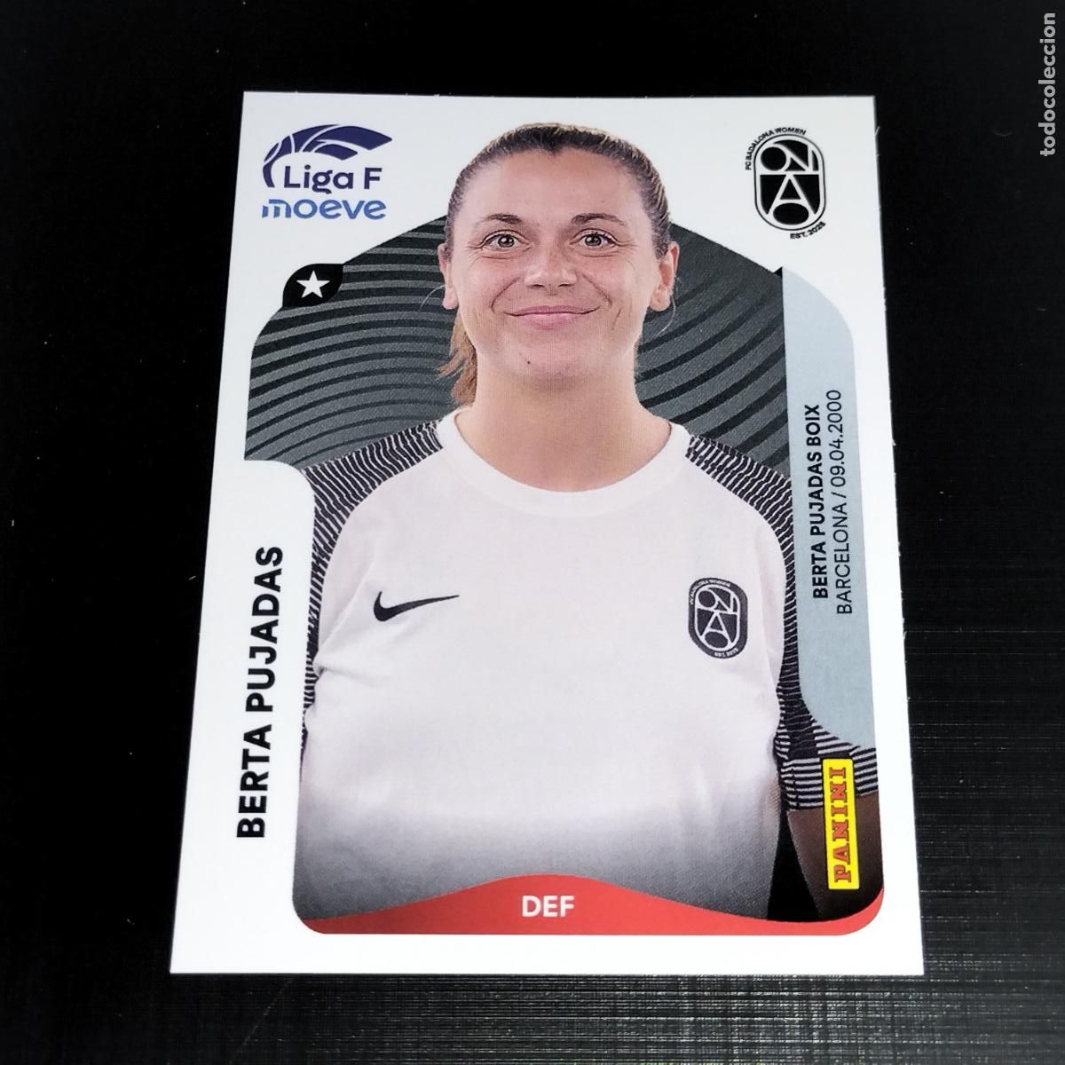 Cromos de f&uacute;tbol: 70 BERTA PUJADAS FC BADALONA WOMEN CROMOS LIGA F MOEVE FEMENINA PANINI 2025 2026 25 26