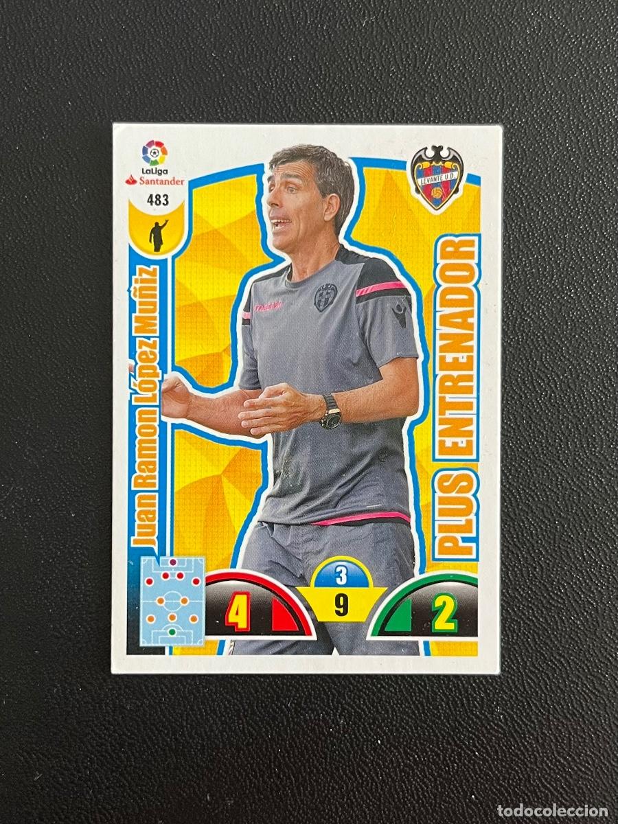 Cromos de f&uacute;tbol: 483 JUAN RAM&Oacute;N L&Oacute;PEZ MU&Ntilde;IZ UD LEVANTE ADRENALYN 2017 2018 CROMO PANINI LA LIGA SANTANDER 17 18