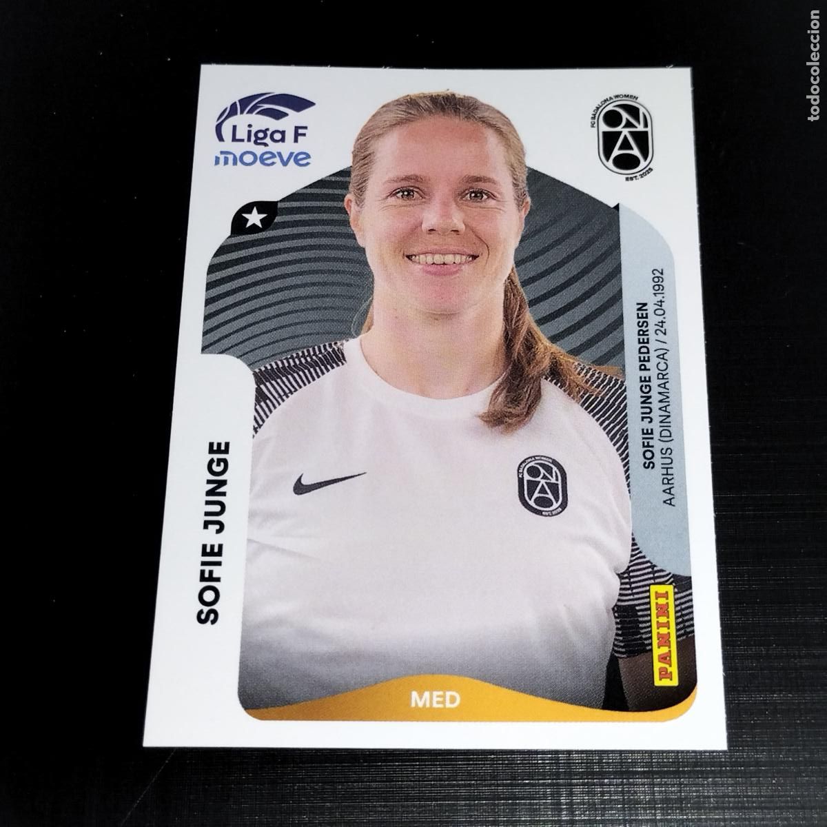 Cromos de f&uacute;tbol: 75 SOFIE JUNGE FC BADALONA WOMEN CROMOS LIGA F MOEVE FEMENINA PANINI 2025 2026 25 26
