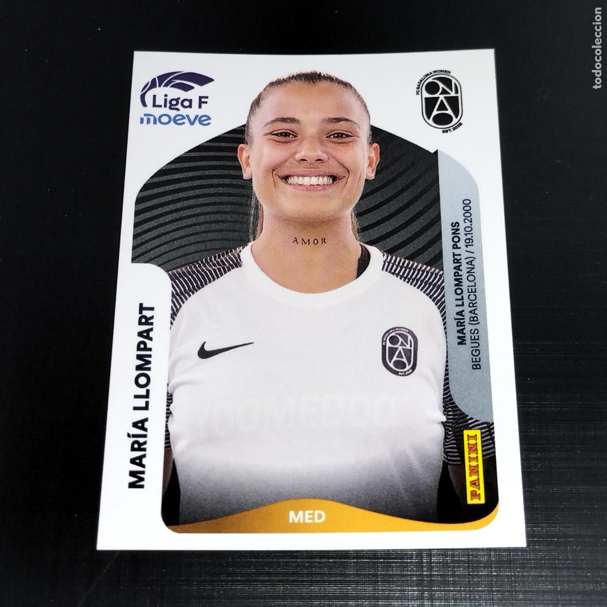 Cromos de f&uacute;tbol: 77 MARIA LLOMPART FC BADALONA WOMEN CROMOS LIGA F MOEVE FEMENINA PANINI 2025 2026 25 26