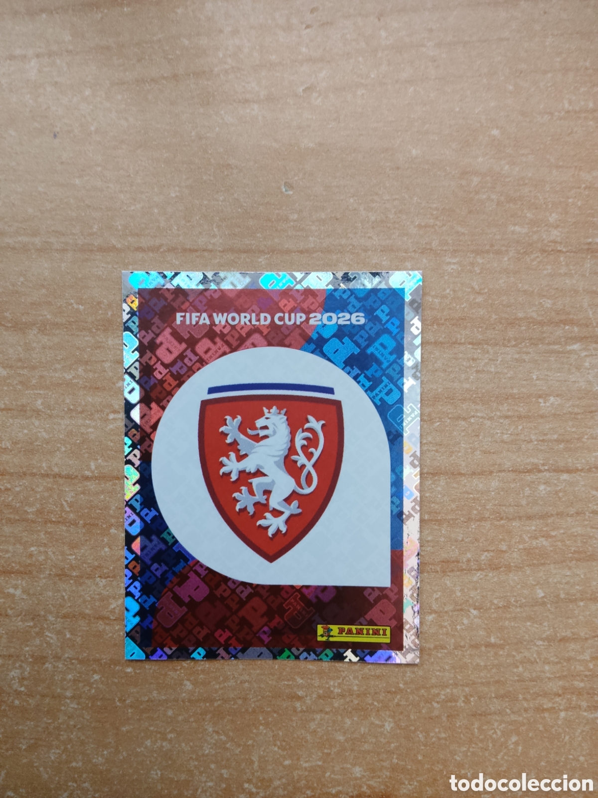 Cromos de f&uacute;tbol: CZE 1 ESCUDO REPUBLICA CHECA FIFA WORLD CUP 2026