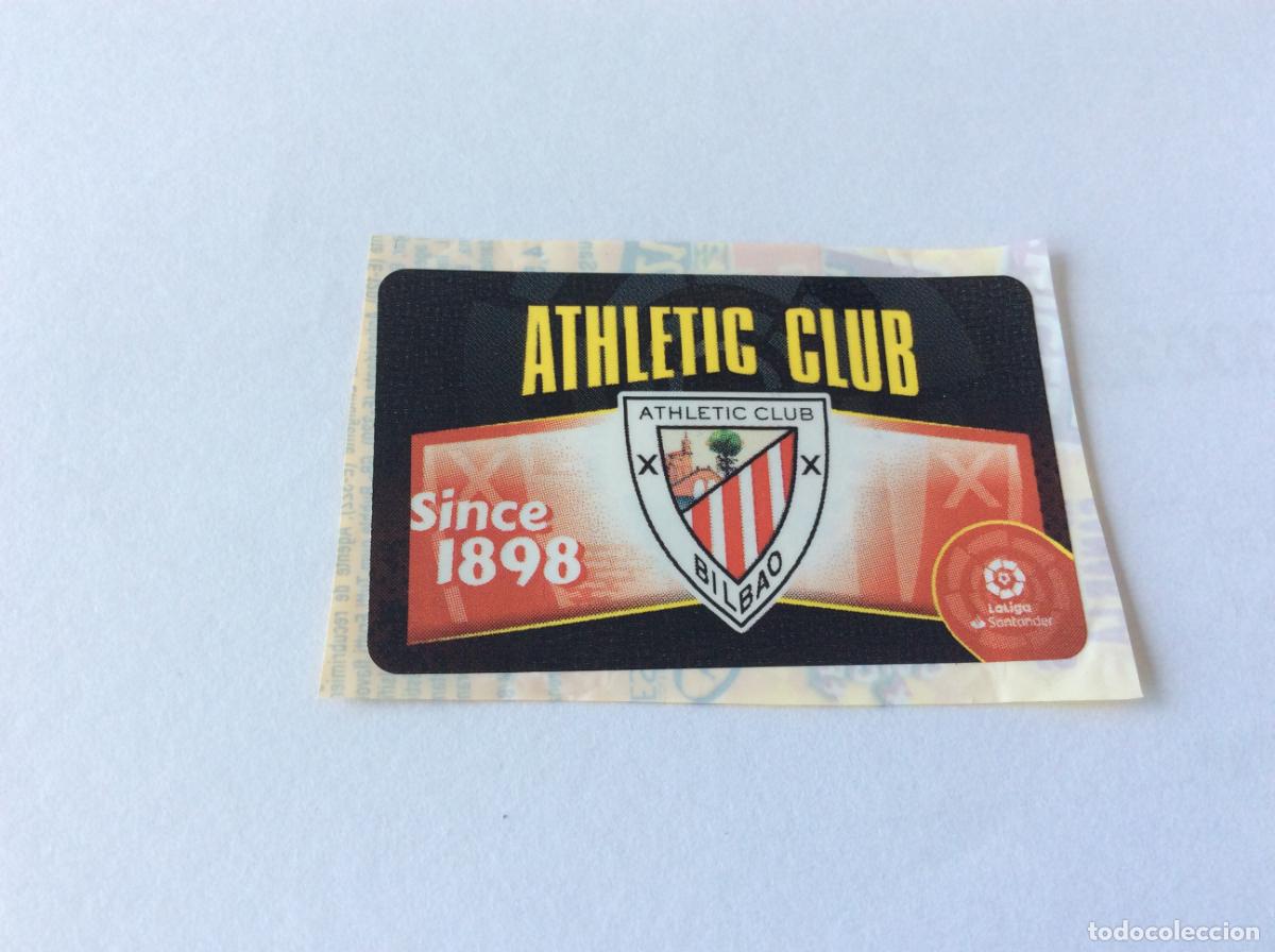 Cromos de f&uacute;tbol: Escudo Athletic Bilbao Chicle Liga Este 2020 2021 20 21 Panini