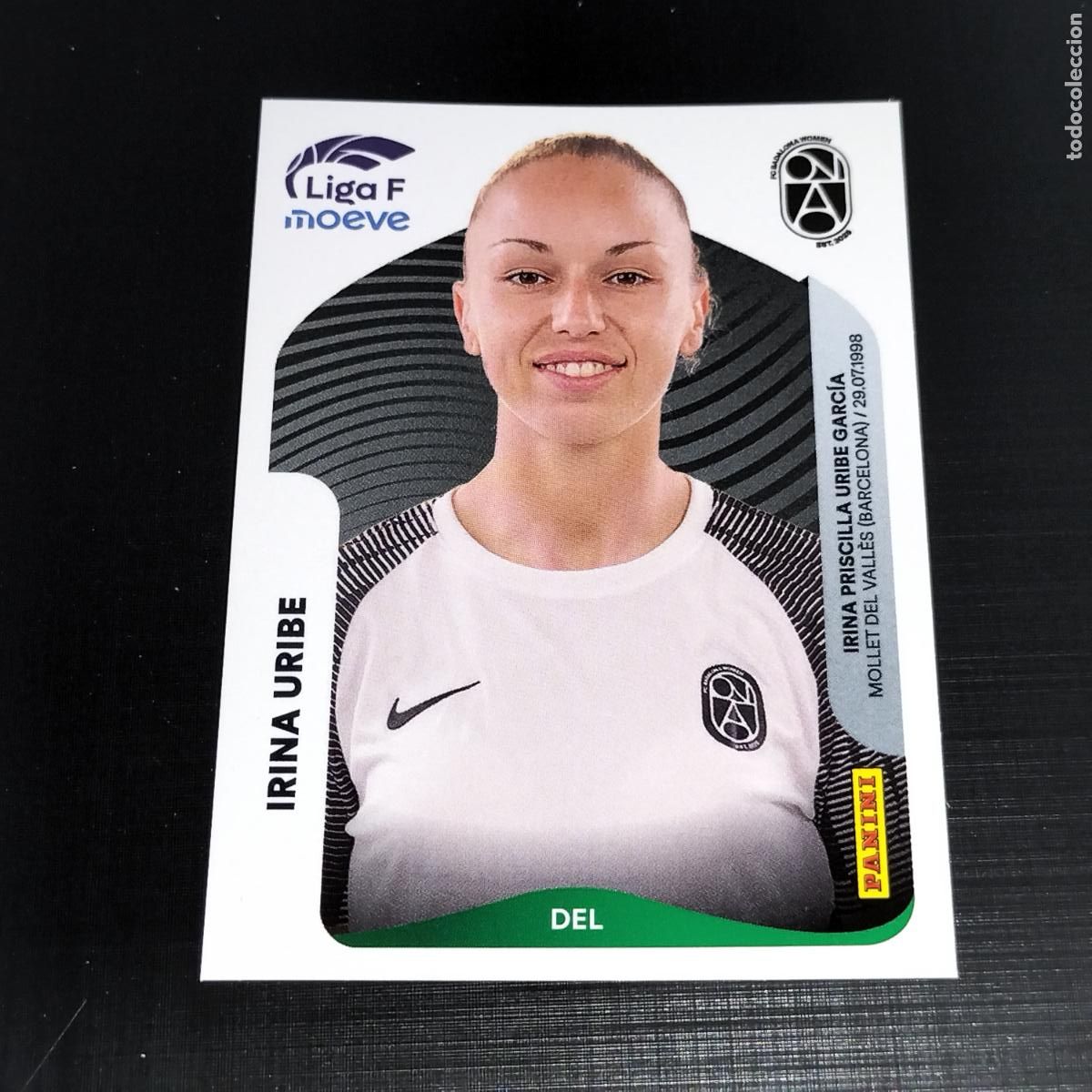 Cromos de f&uacute;tbol: 79 A IRINA URIBE FC BADALONA WOMEN CROMOS LIGA F MOEVE FEMENINA PANINI 2025 2026 25 26