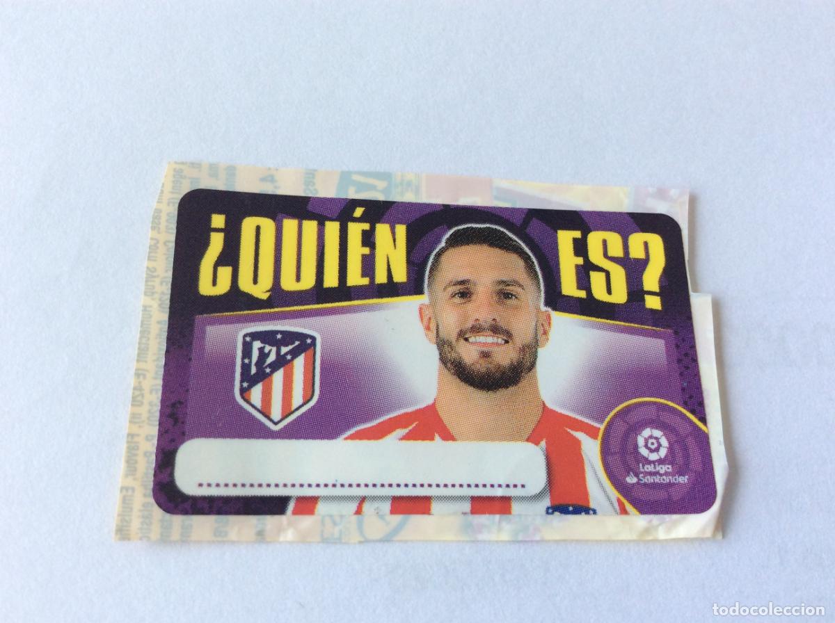 Cromos de f&uacute;tbol: &iquest;Quien es? Koke Atl&eacute;tico Madrid Chicle Liga Este 2020 2021 20 21 Panini