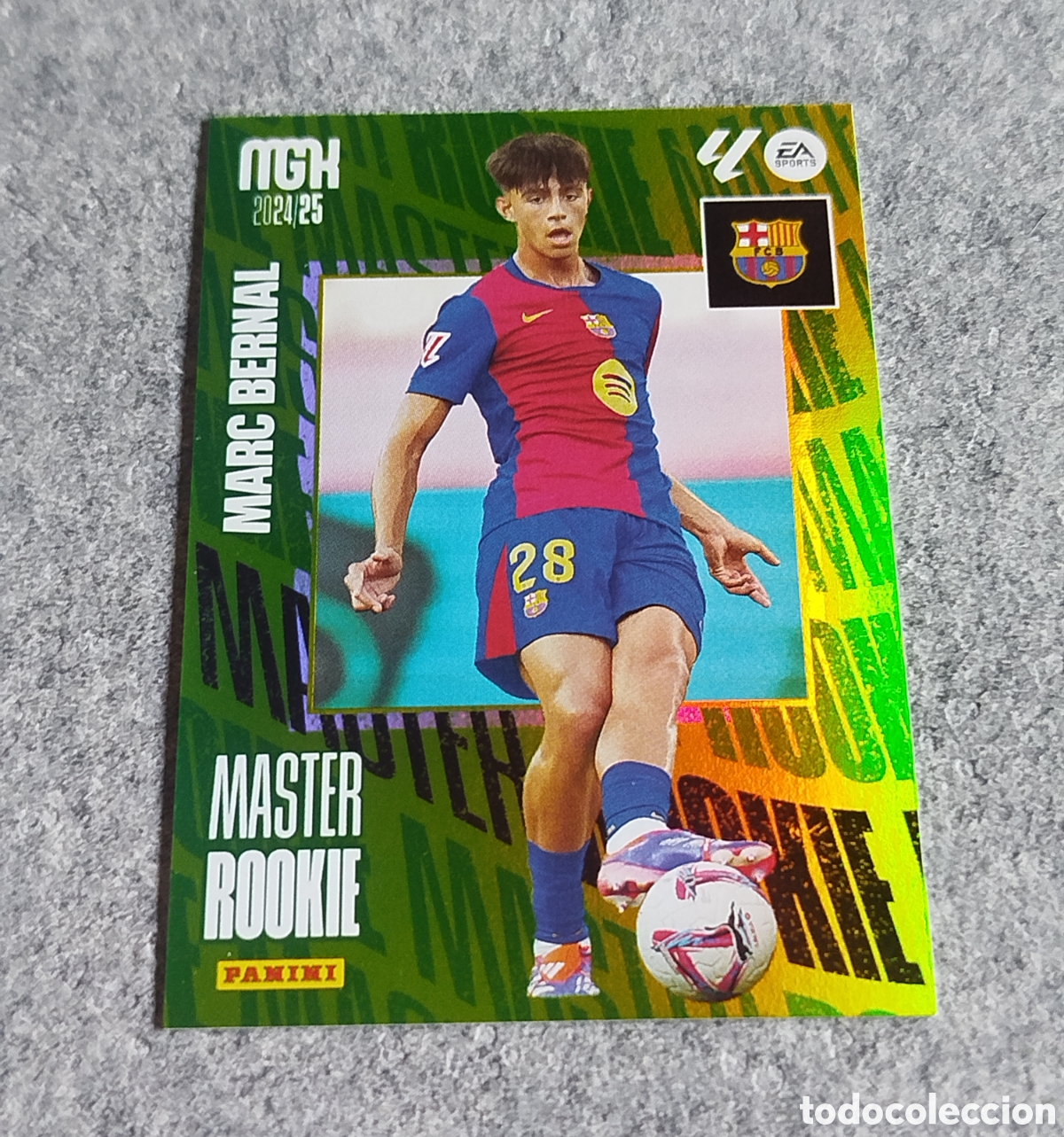 Cromos de f&uacute;tbol: MASTER ROOKIE MARC BERNAL # 508 MEGACRACKS 2024 CARD MGK PANINI 24 25 FC BARCELONA BAR&Ccedil;A CROMO