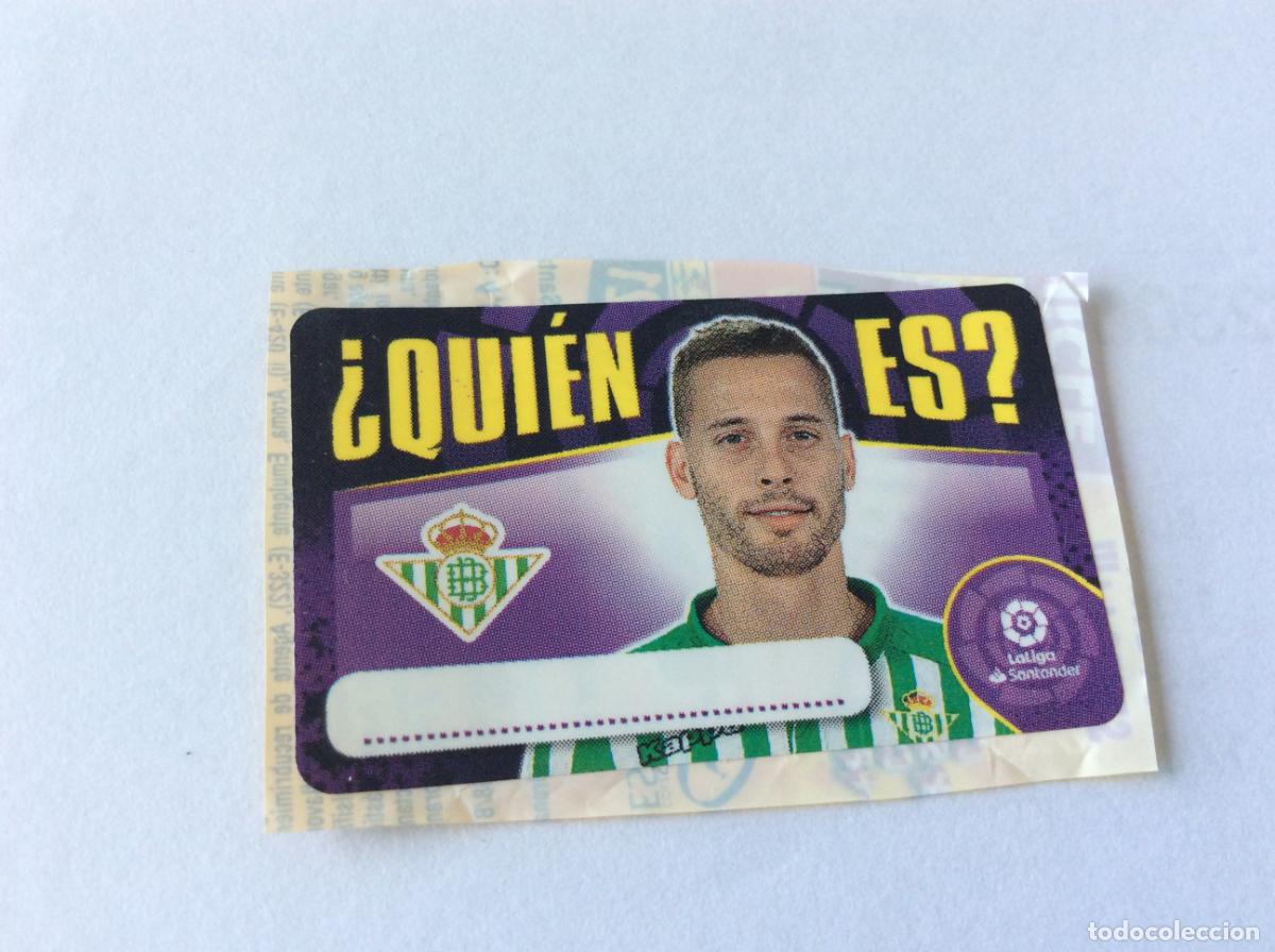 Cromos de f&uacute;tbol: &iquest;Quien es? Canales Real Betis Chicle Liga Este 2020 2021 20 21 Panini