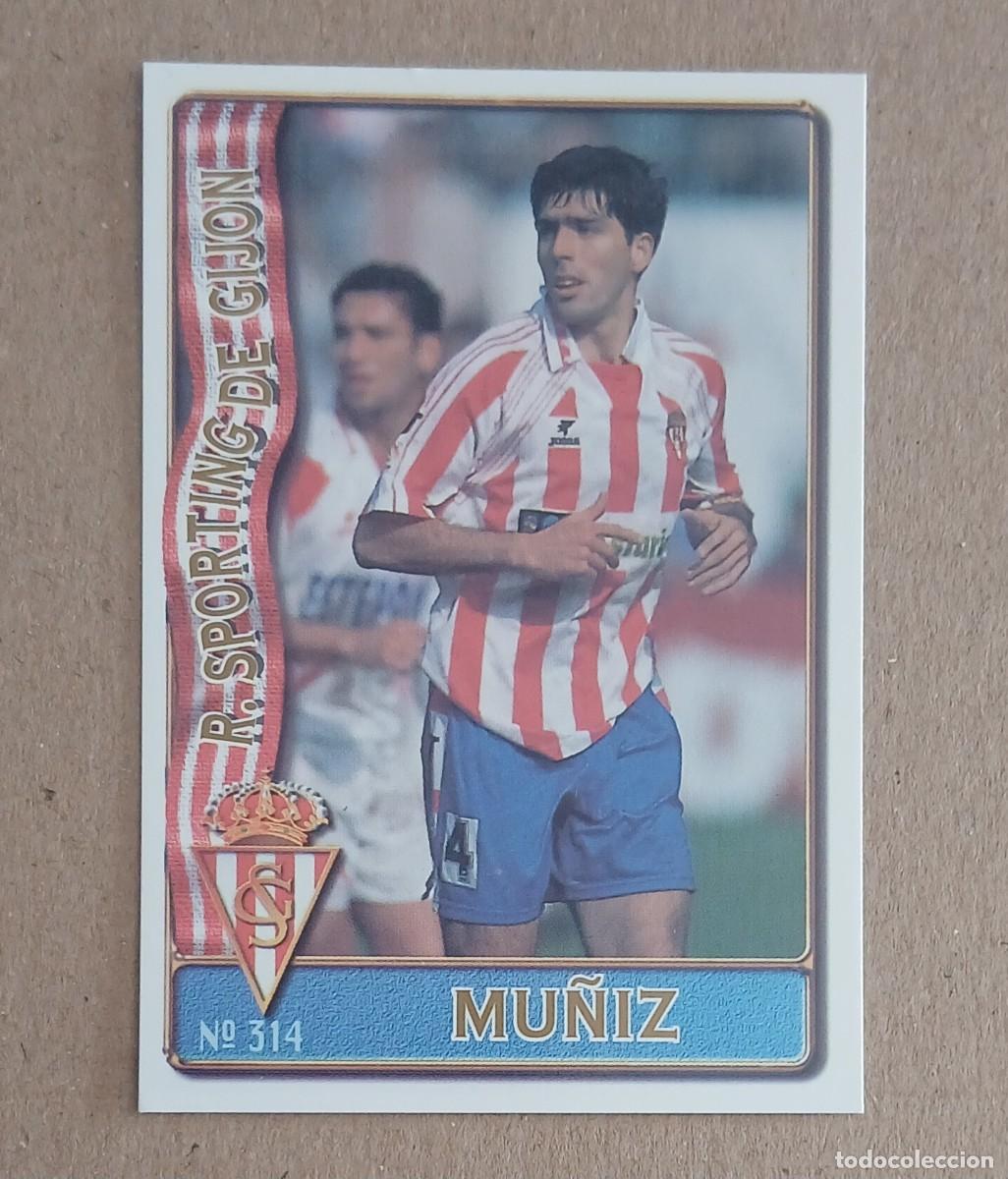 Cartes &agrave; collectionner de Football: CROMO n&ordm; 314 MU&Ntilde;IZ BAJA SPORTING DE GIJ&Oacute;N MUNDICROMO 96-97. Nuevo de sobre.