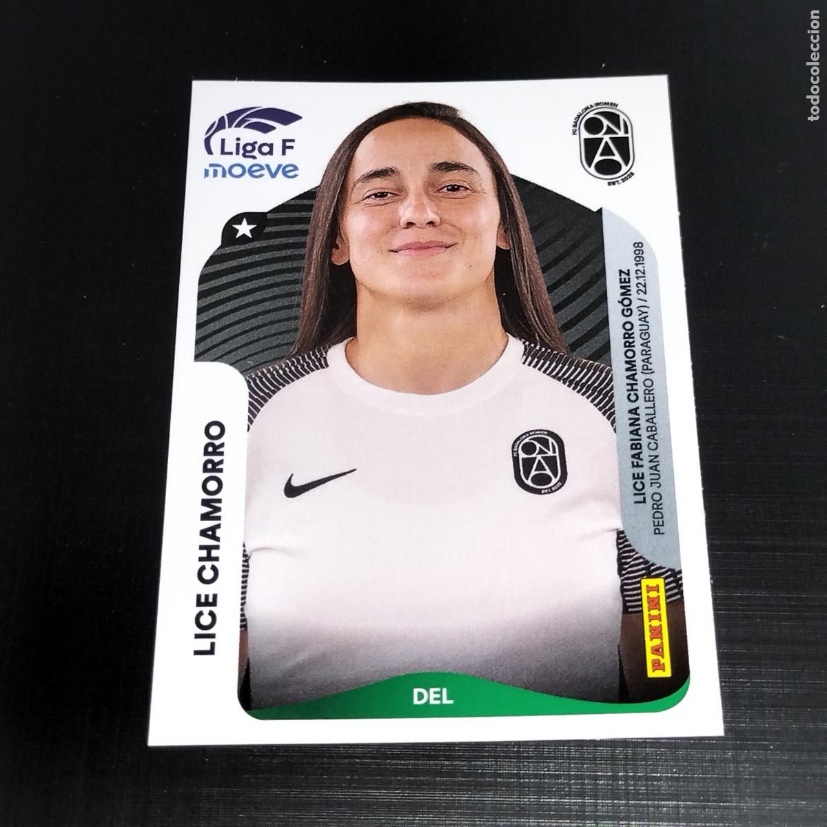 Cromos de f&uacute;tbol: 81 LICE CHAMORRO FC BADALONA WOMEN CROMOS LIGA F MOEVE FEMENINA PANINI 2025 2026 25 26
