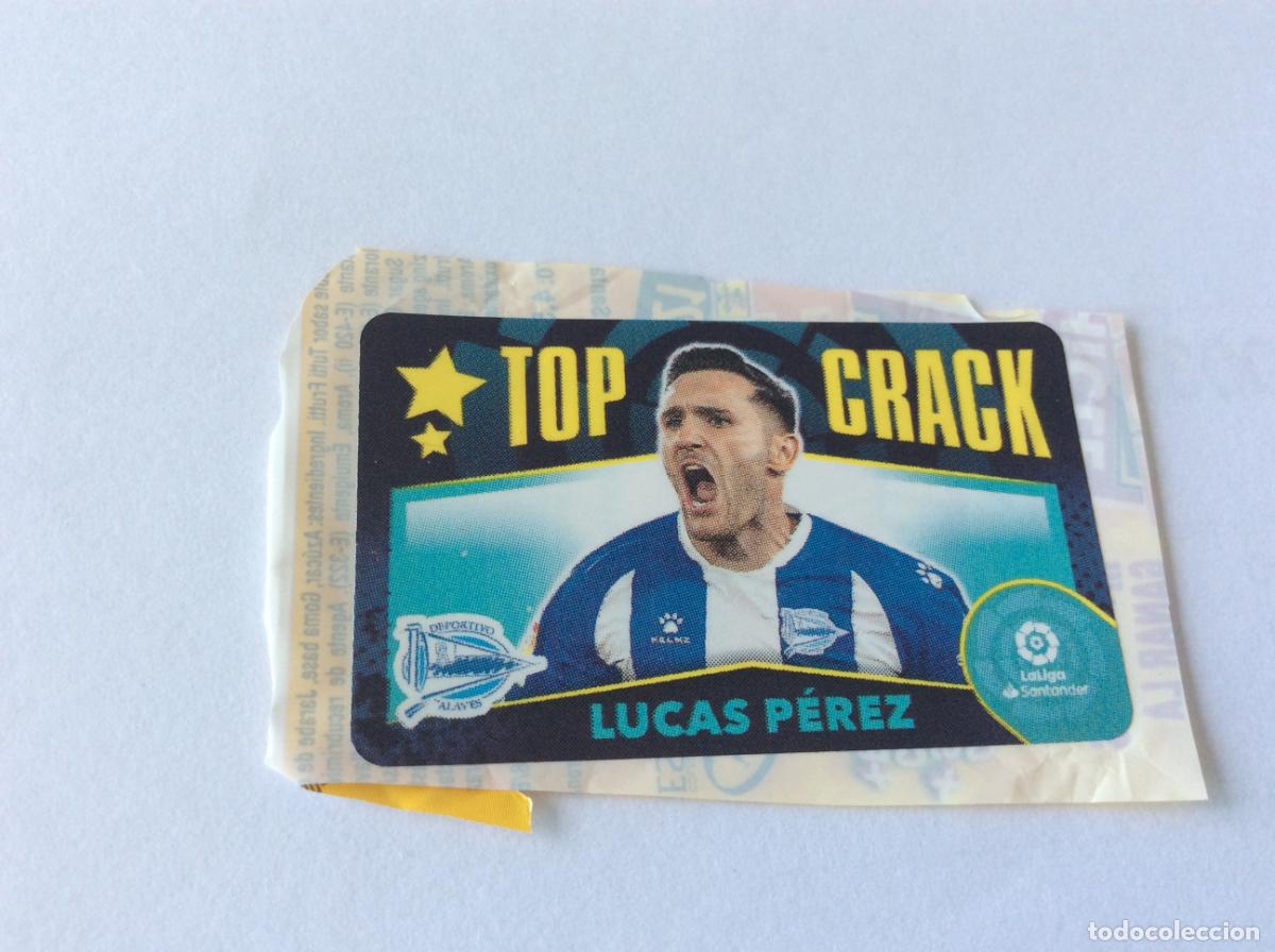 Cromos de f&uacute;tbol: Top Crack Lucas P&eacute;rez Alav&eacute;s Chicle Liga Este 2020 2021 20 21 Panini