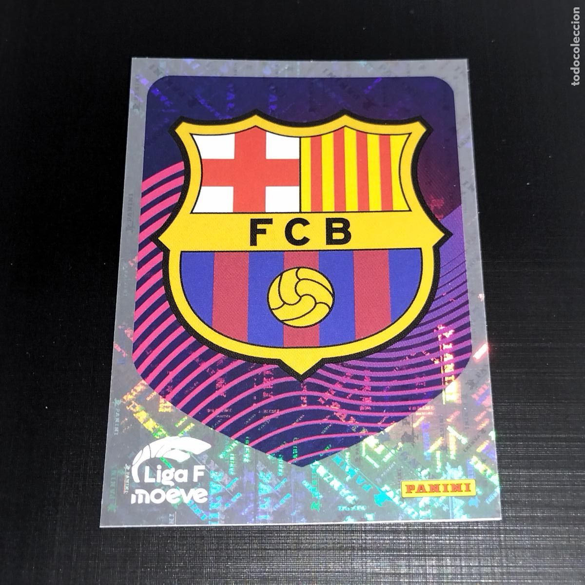Cromos de f&uacute;tbol: 82 ESCUDO LOGO FC BARCELONA CROMOS LIGA F MOEVE FEMENINA PANINI 2025 2026 25 26
