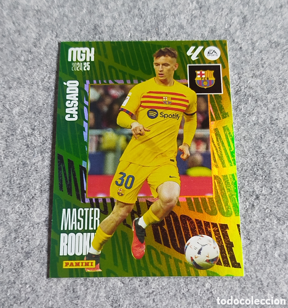 Cromos de f&uacute;tbol: MASTER ROOKIE CASADO MEGACRACKS 2024 CARD MGK PANINI 24 25 FC BARCELONA BAR&Ccedil;A CROMO
