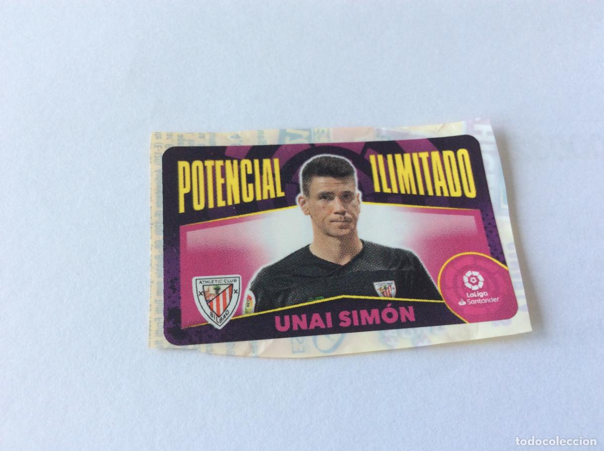 Cromos de f&uacute;tbol: Potencial ilimitado Unai Sim&oacute;n Athletic Bilbao Chicle Liga Este 2020 2021 20 21 Panini