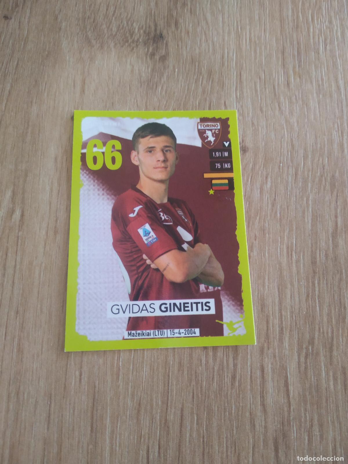 Cromos de f&uacute;tbol: 466 GVIDAS GINEITIS TORINO CROMO FUTBOL PANINI LIGA ITALIA 23-24 CALCIATORI 2023-2024