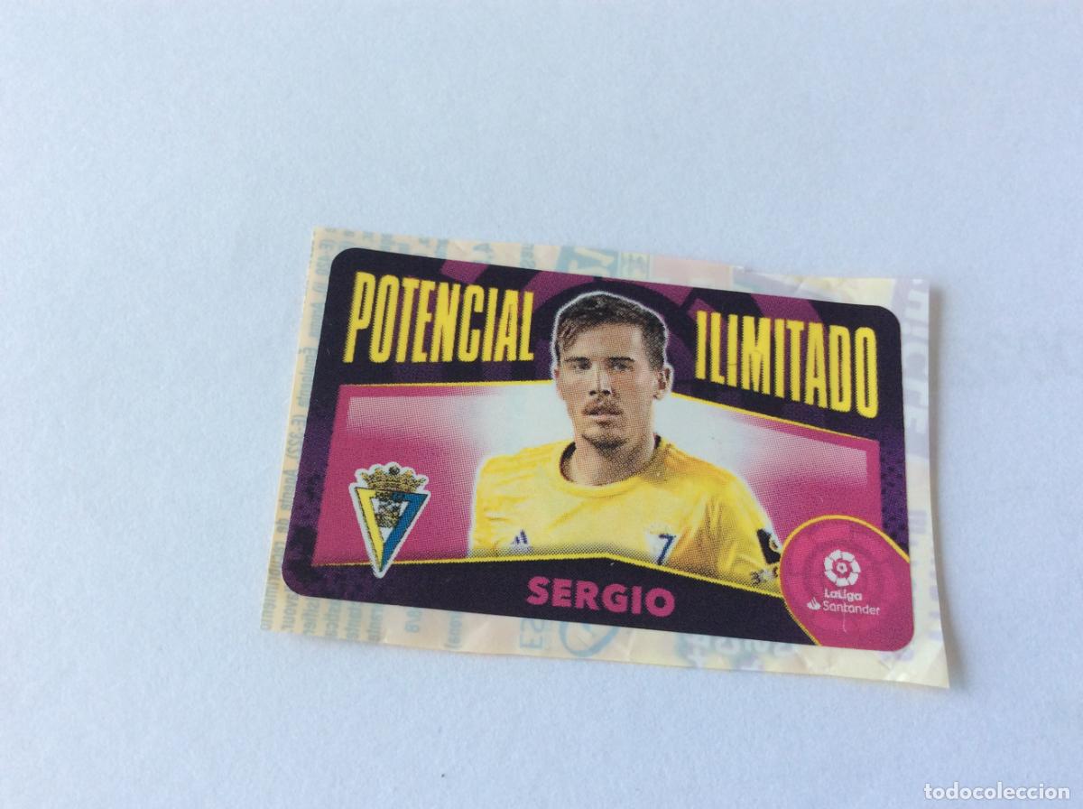 Cromos de f&uacute;tbol: Potencial ilimitado Sergio C&aacute;diz Chicle Liga Este 2020 2021 20 21 Panini