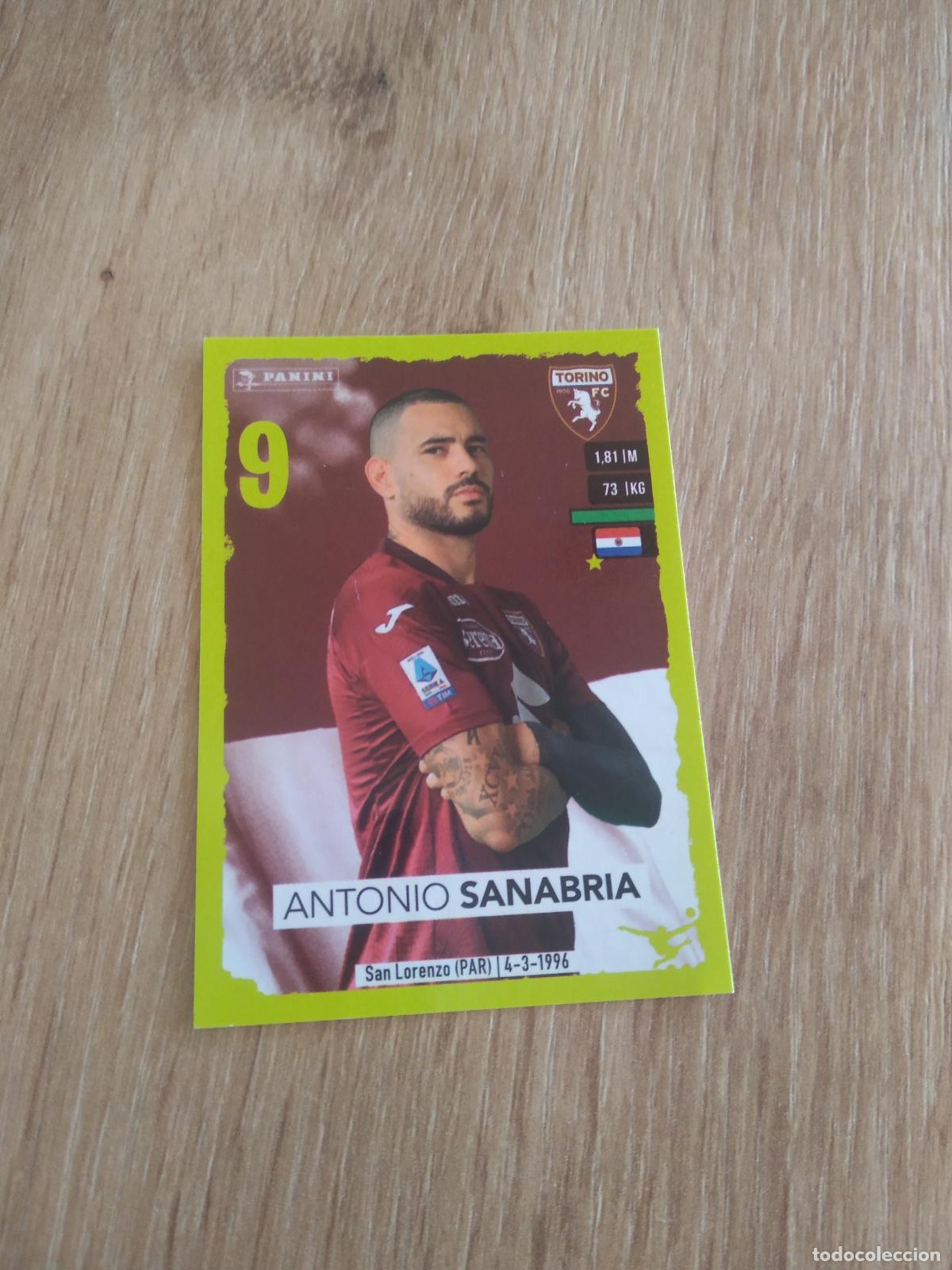 Cromos de f&uacute;tbol: 475 ANTONIO SANABRIA TORINO CROMO FUTBOL PANINI LIGA ITALIA 23-24 CALCIATORI 2023-2024