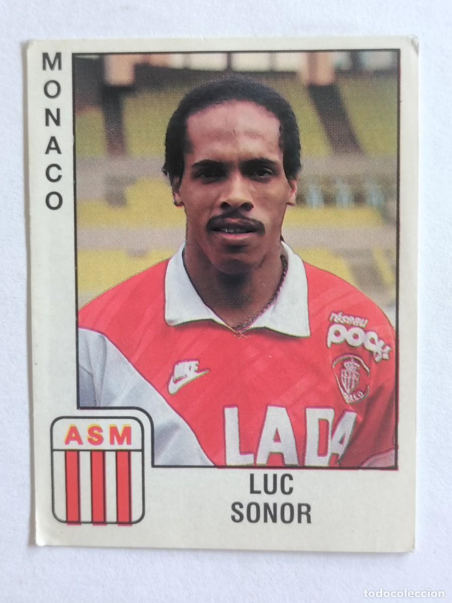 Cromos de f&uacute;tbol: #168 LUC SONOR (MONACO) LIGUE 1 FOOT 90 PANINI