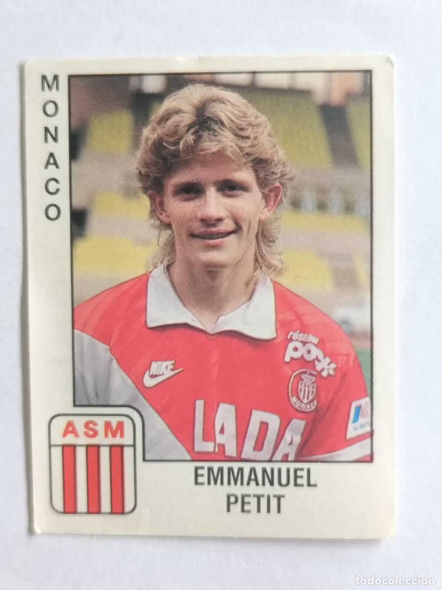 Cromos de f&uacute;tbol: #179 EMMANUEL PETIT (MONACO) LIGUE 1 FOOT 90 PANINI