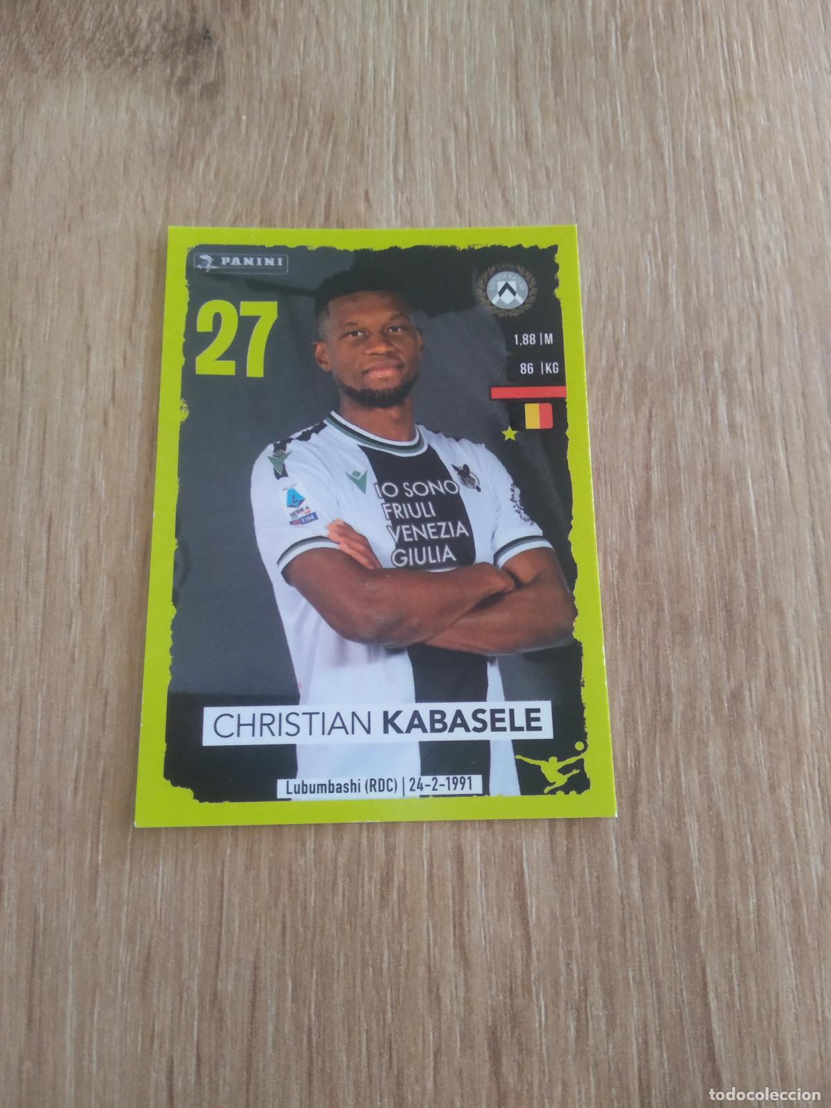 Cromos de f&uacute;tbol: 488 CHRISTIAN KABASELE UDINESE CROMO FUTBOL PANINI LIGA ITALIA 23-24 CALCIATORI 2023-2024