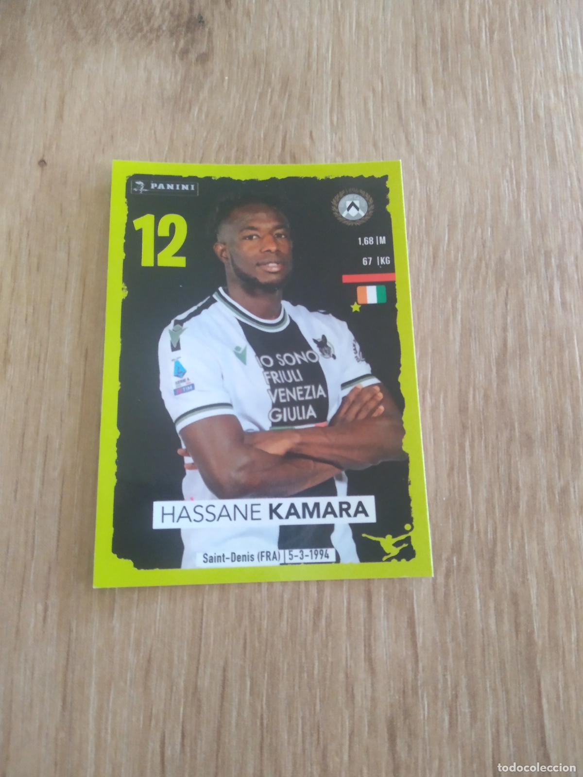 Cromos de f&uacute;tbol: 489 HASSANE KAMARA UDINESE CROMO FUTBOL PANINI LIGA ITALIA 23-24 CALCIATORI 2023-2024