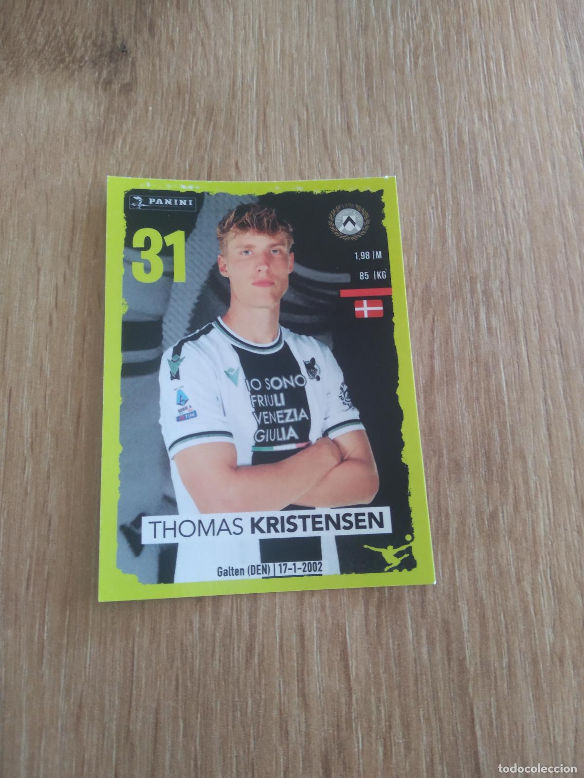 Cromos de f&uacute;tbol: 491 THOMAS KRISTENSEN UDINESE CROMO FUTBOL PANINI LIGA ITALIA 23-24 CALCIATORI 2023-2024