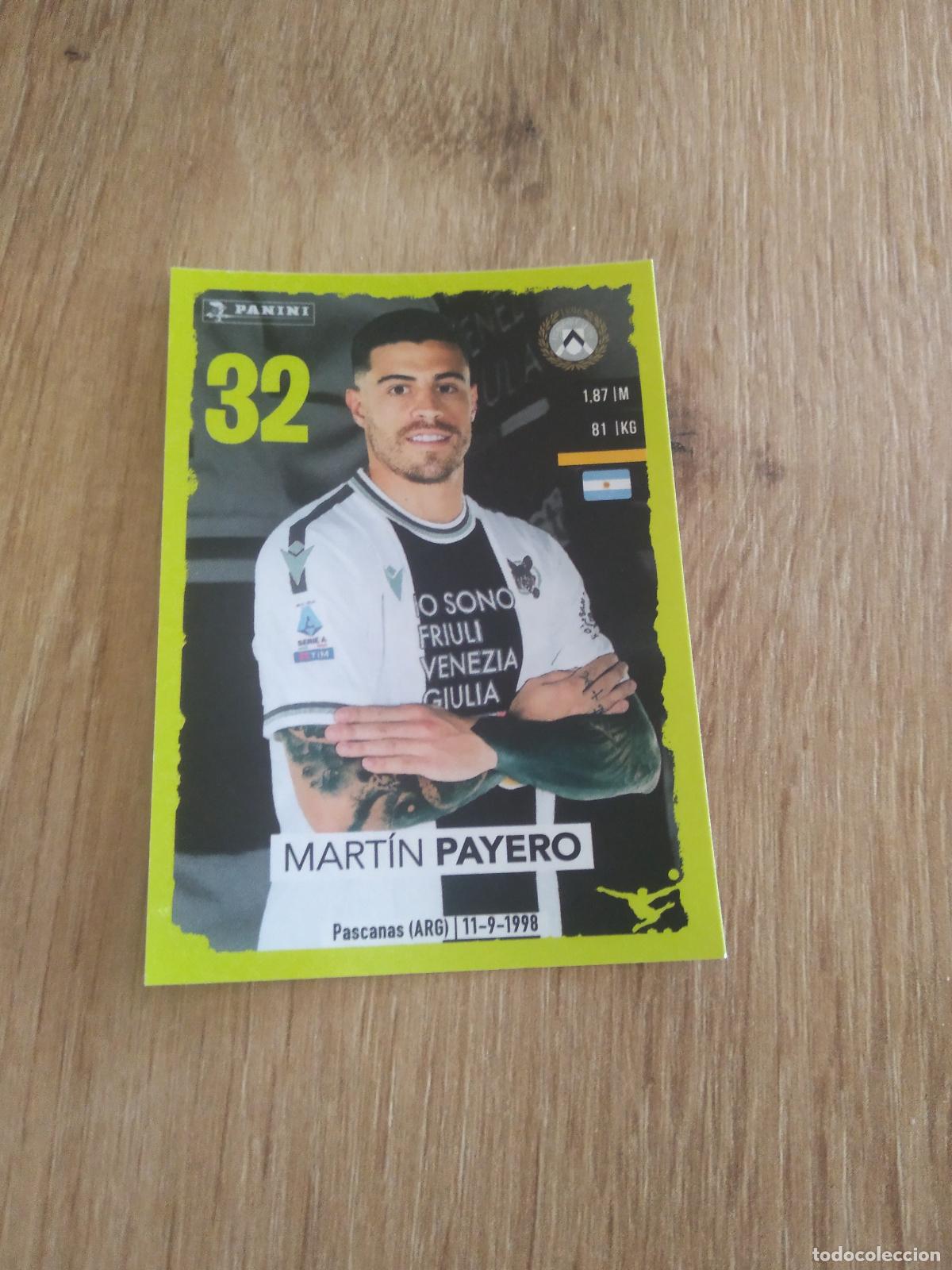 Cromos de f&uacute;tbol: 495 MARTIN PAYERO UDINESE CROMO FUTBOL PANINI LIGA ITALIA 23-24 CALCIATORI 2023-2024