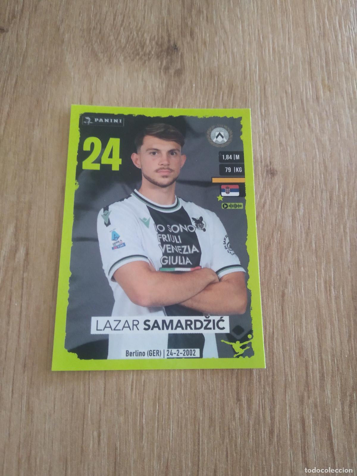 Cromos de f&uacute;tbol: 497 LAZAR SAMARDZIC UDINESE CROMO FUTBOL PANINI LIGA ITALIA 23-24 CALCIATORI 2023-2024