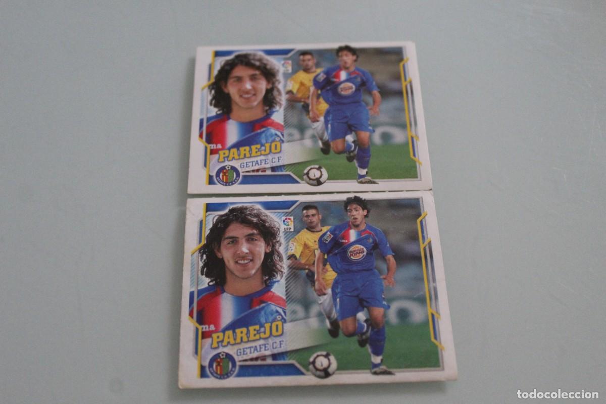 Cromos de f&uacute;tbol: ESTE 10 11 PAREJO DOBLE TRASERA - Foto 2