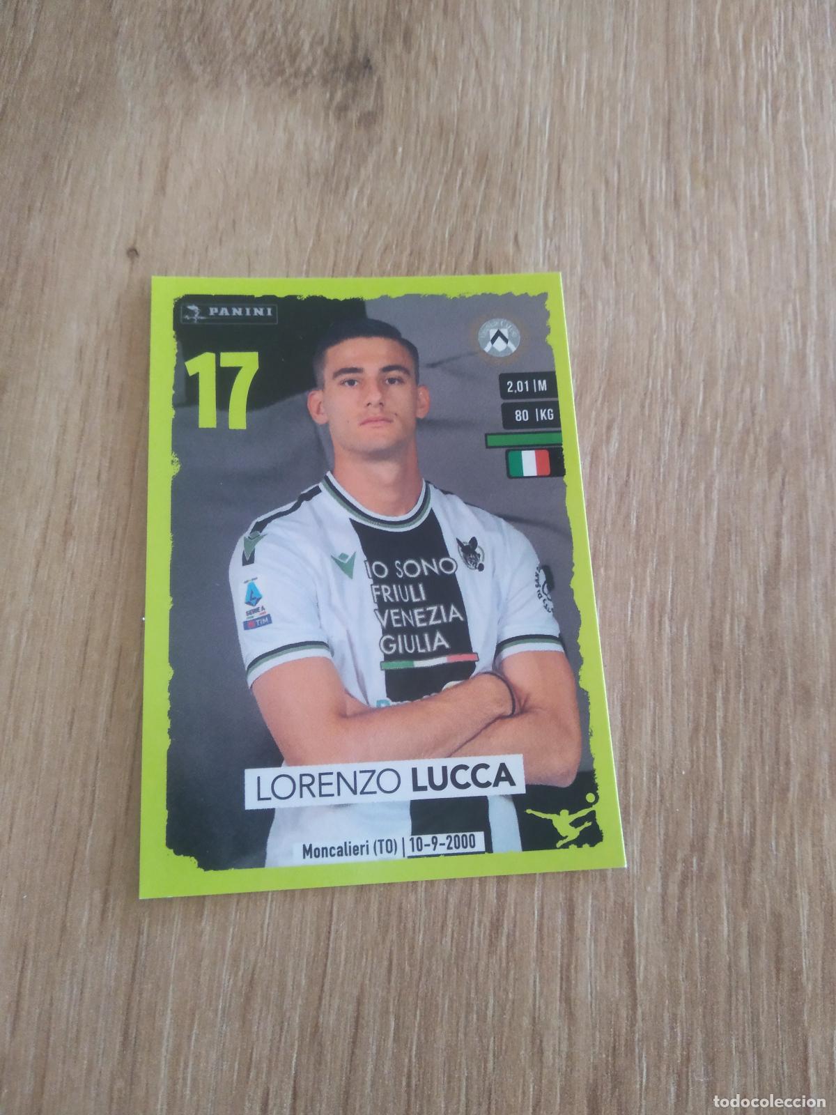 Cromos de f&uacute;tbol: 500 LORENZO LUCCA UDINESE CROMO FUTBOL PANINI LIGA ITALIA 23-24 CALCIATORI 2023-2024
