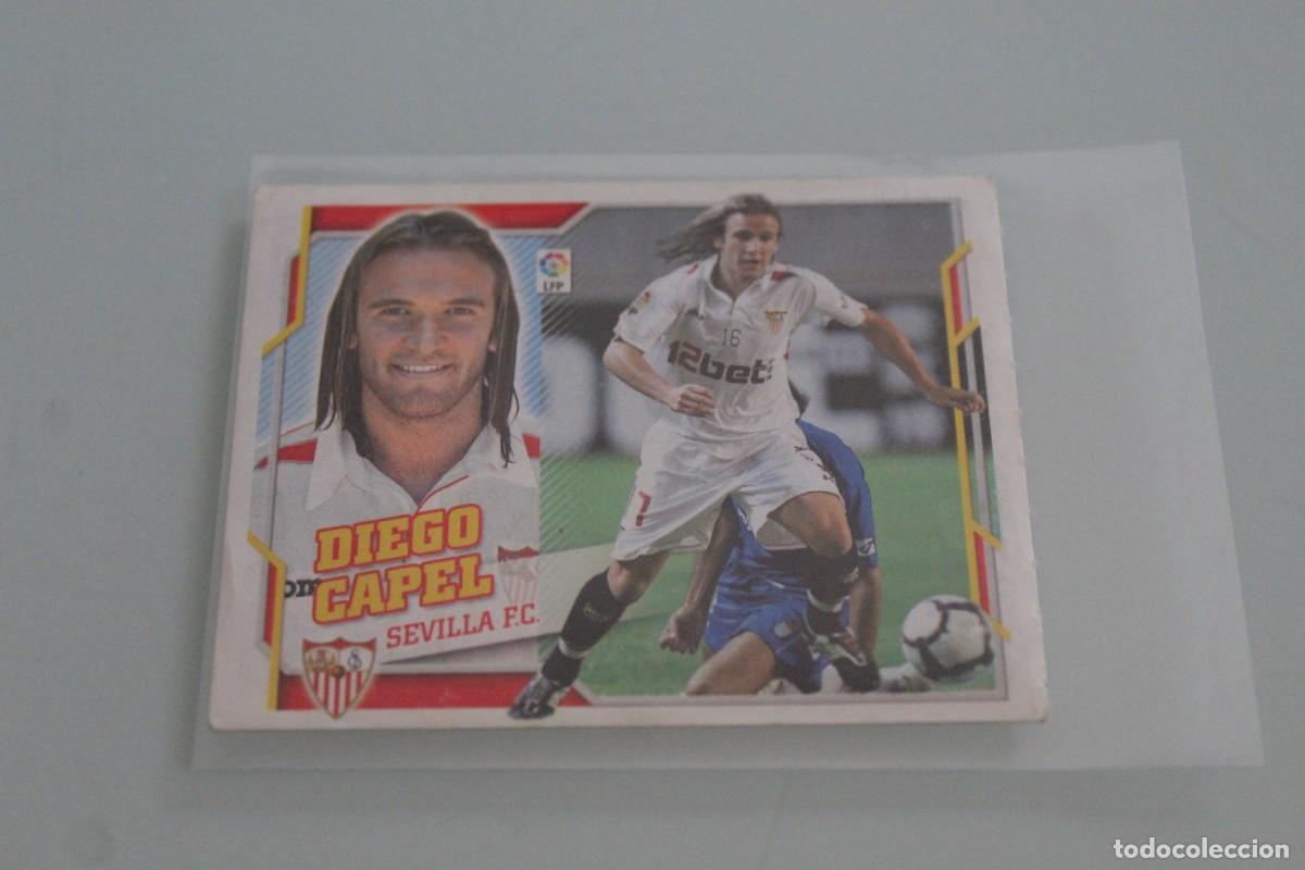 Cromos de f&uacute;tbol: ESTE 10 11 DIEGO CAPEL TRASERA LETRA E - Foto 2
