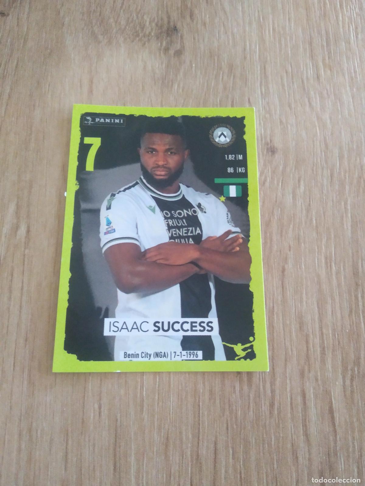 Cromos de f&uacute;tbol: 501 ISAAC SUCCESS UDINESE CROMO FUTBOL PANINI LIGA ITALIA 23-24 CALCIATORI 2023-2024
