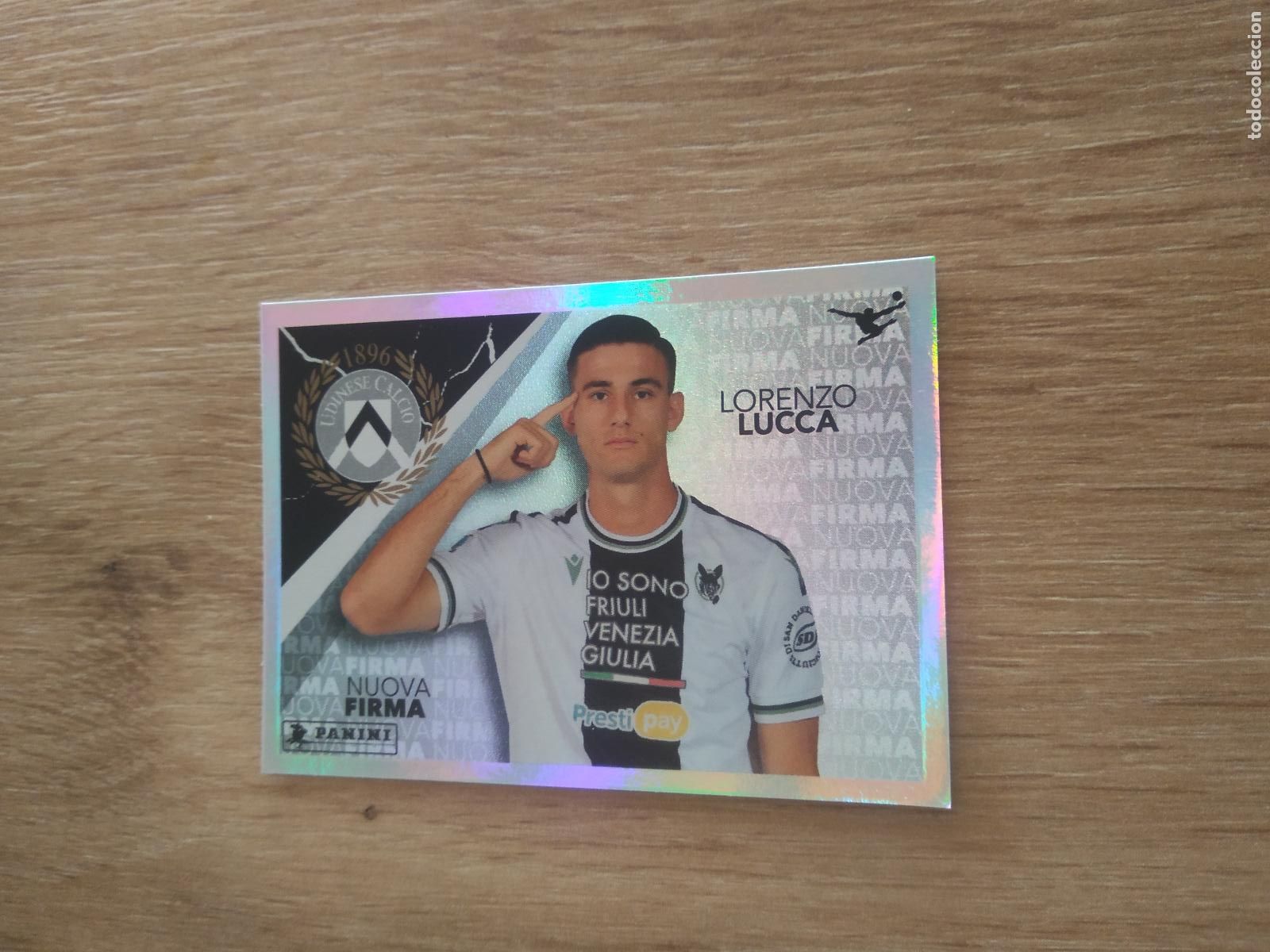 Cromos de f&uacute;tbol: 504 LORENZO LUCCA UDINESE CROMO FUTBOL PANINI LIGA ITALIA 23-24 CALCIATORI 2023-2024