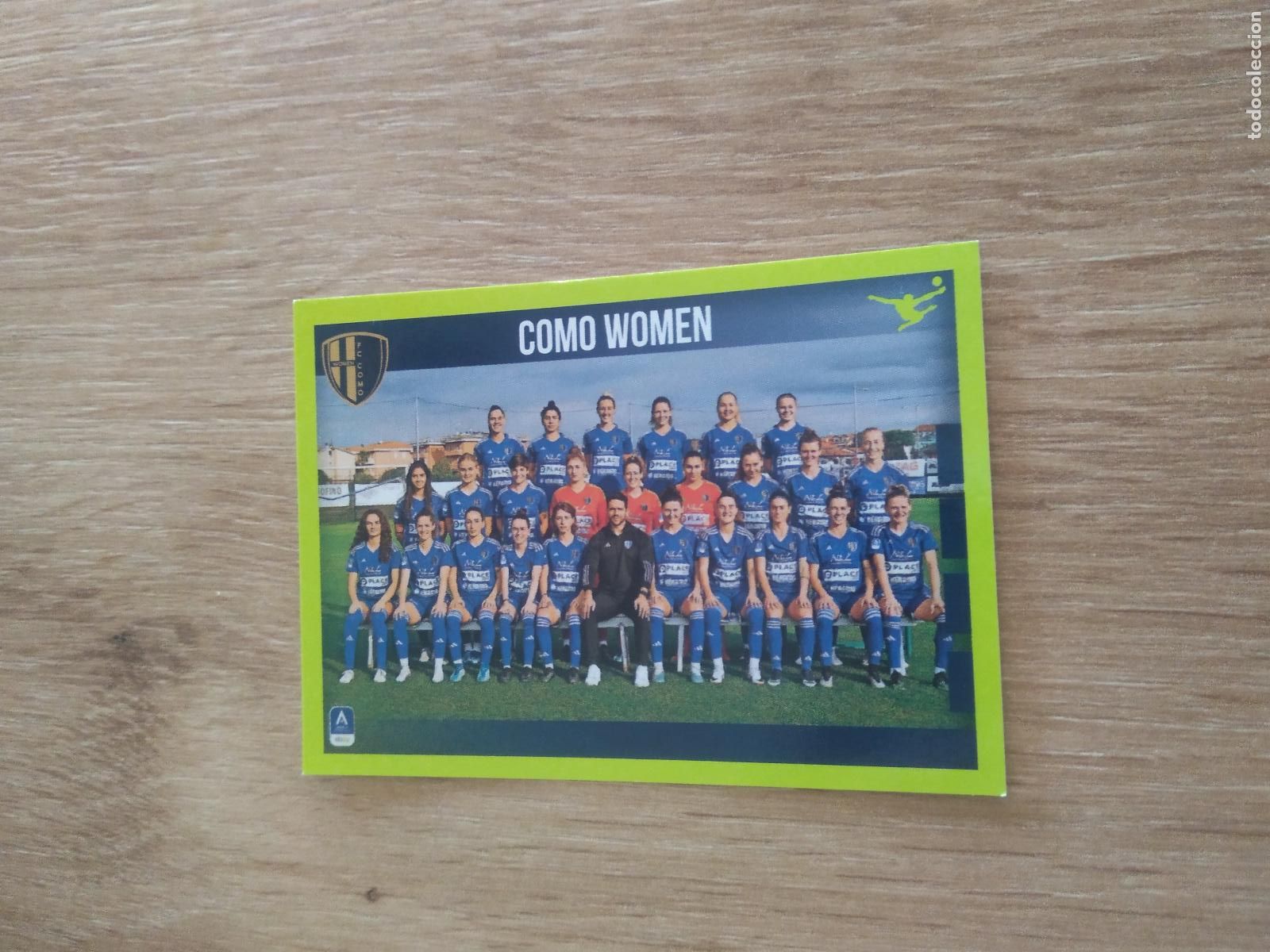 Cromos de f&uacute;tbol: 506 EQUIPO PLANTILLA COMO WOMEN CROMO FUTBOL PANINI LIGA ITALIA 23-24 CALCIATORI 2023-2024