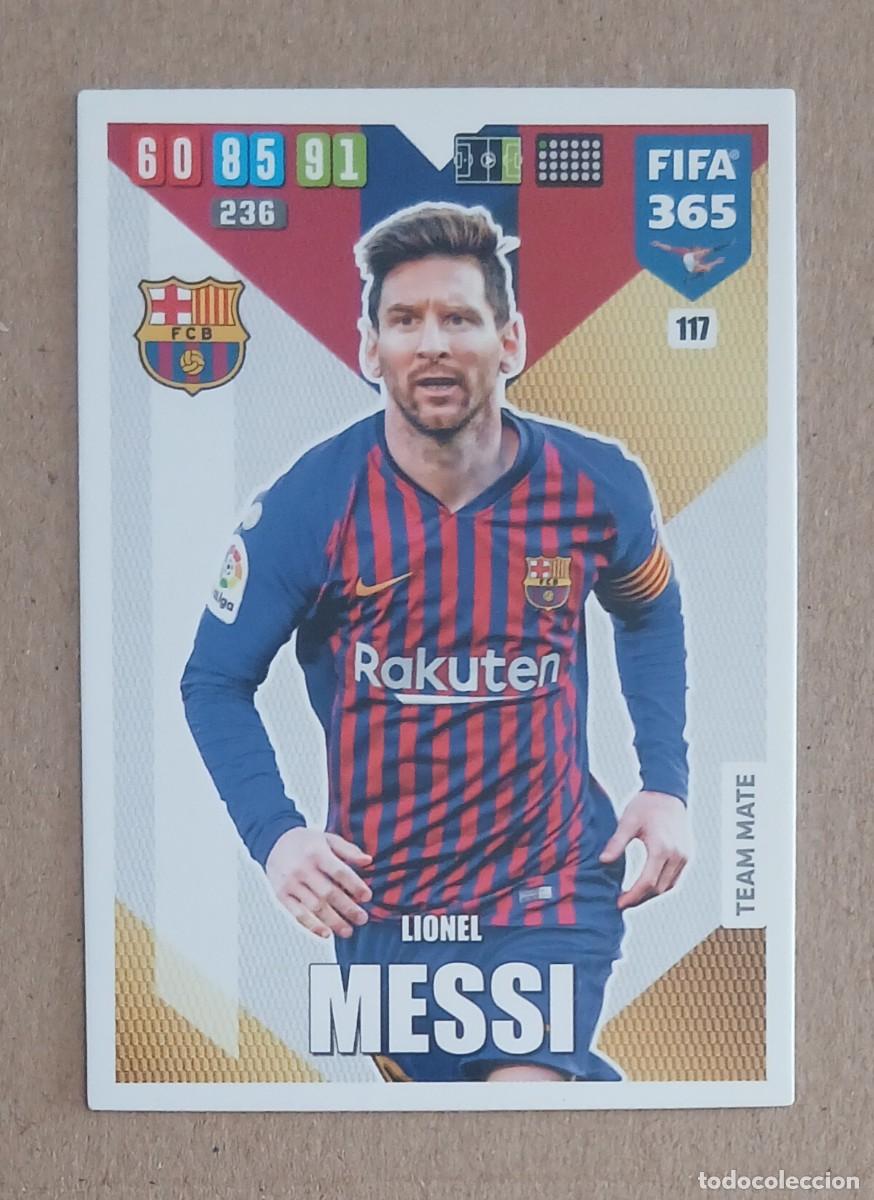 Cromos de f&uacute;tbol: CROMO n&ordm; 117 MESSI BARCELONA TEAM MATE ADRENALYN XL FIFA 365 2019-2020. Nuevo.