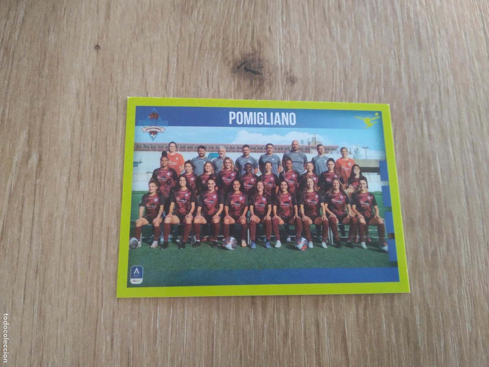 Cromos de f&uacute;tbol: 512 EQUIPO PLANTILLA POMIGLIANO CROMO FUTBOL PANINI LIGA ITALIA 23-24 CALCIATORI 2023-2024