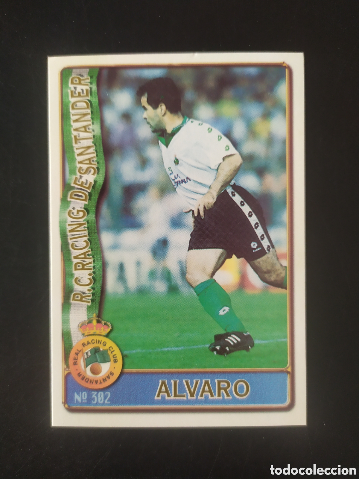 Cromos de f&uacute;tbol: Mundicromo fichas Liga 1996 1997 96 97 Alvaro n&deg; 302 Racing Santander