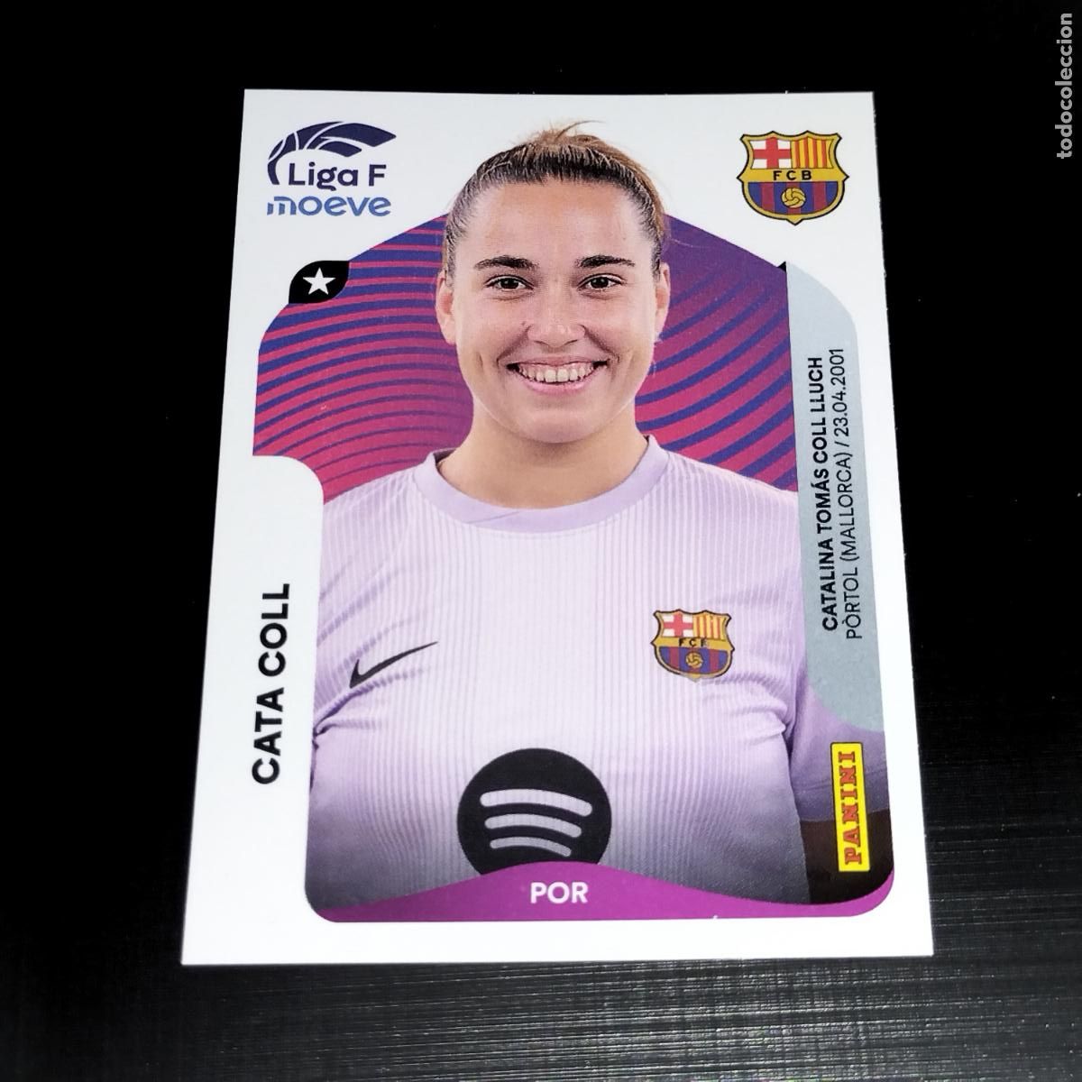 Cromos de f&uacute;tbol: 84 CATA COLL FC BARCELONA CROMOS LIGA F MOEVE FEMENINA PANINI 2025 2026 25 26