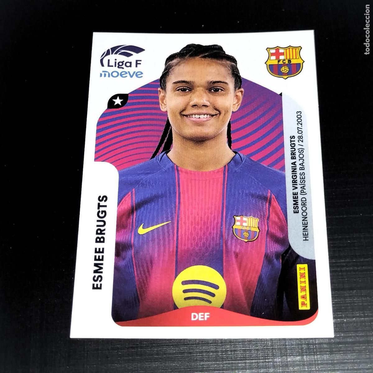 Cromos de f&uacute;tbol: 91 ESMEE BRUGTS FC BARCELONA CROMOS LIGA F MOEVE FEMENINA PANINI 2025 2026 25 26