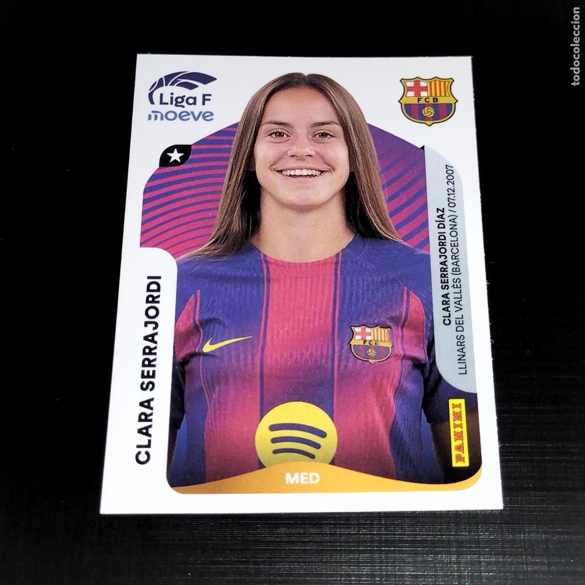 Cromos de f&uacute;tbol: 94 B CLARA SERRAJORDI FC BARCELONA CROMOS LIGA F MOEVE FEMENINA PANINI 2025 2026 25 26