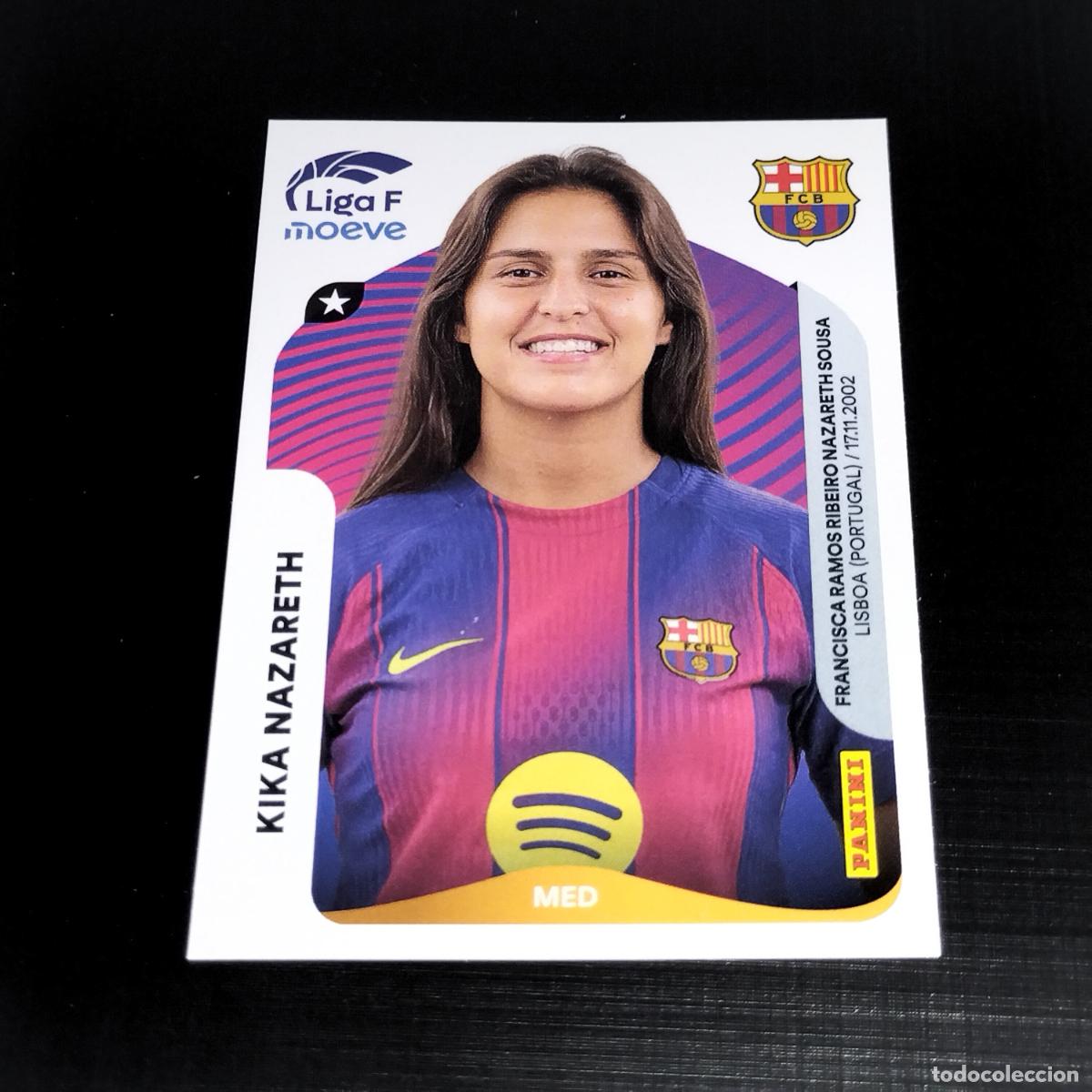 Cromos de f&uacute;tbol: 96 KIKA NAZARETH FC BARCELONA CROMOS LIGA F MOEVE FEMENINA PANINI 2025 2026 25 26
