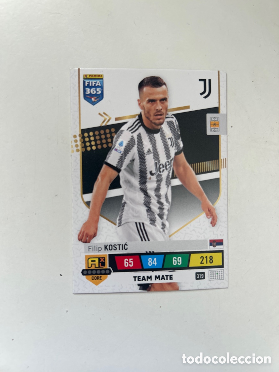 Cromos de f&uacute;tbol: Filip Kostić FIFA 365 2023 (319)