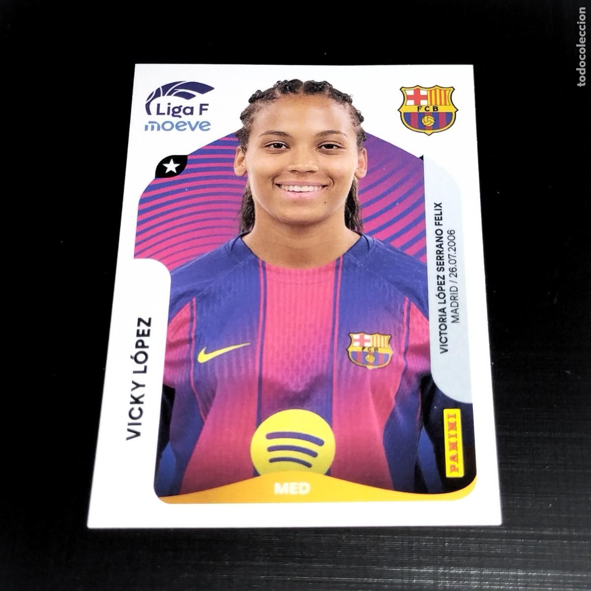 Cromos de f&uacute;tbol: 97 VICKY LOPEZ FC BARCELONA CROMOS LIGA F MOEVE FEMENINA PANINI 2025 2026 25 26