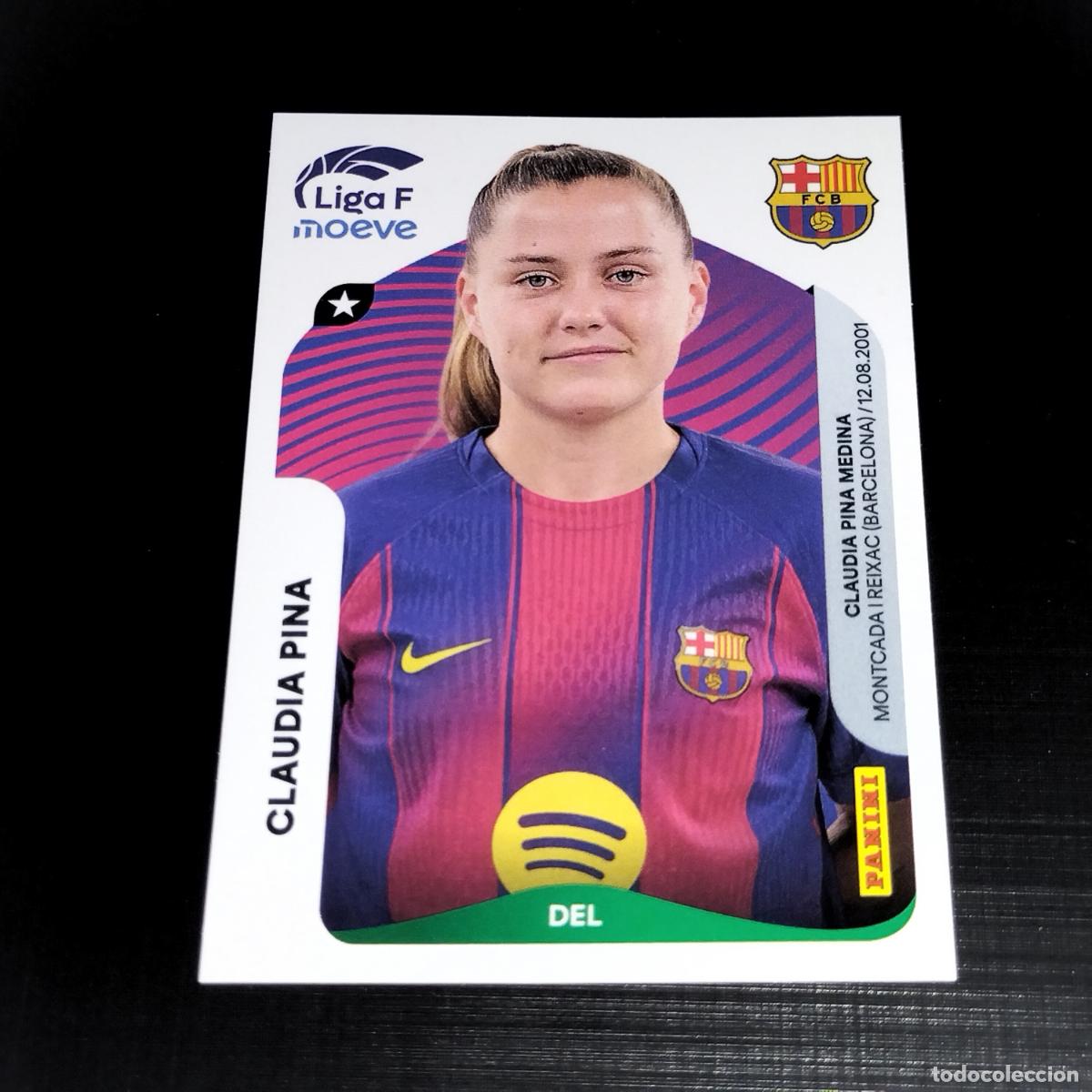 Cromos de f&uacute;tbol: 98 CLAUDIA PINA FC BARCELONA CROMOS LIGA F MOEVE FEMENINA PANINI 2025 2026 25 26