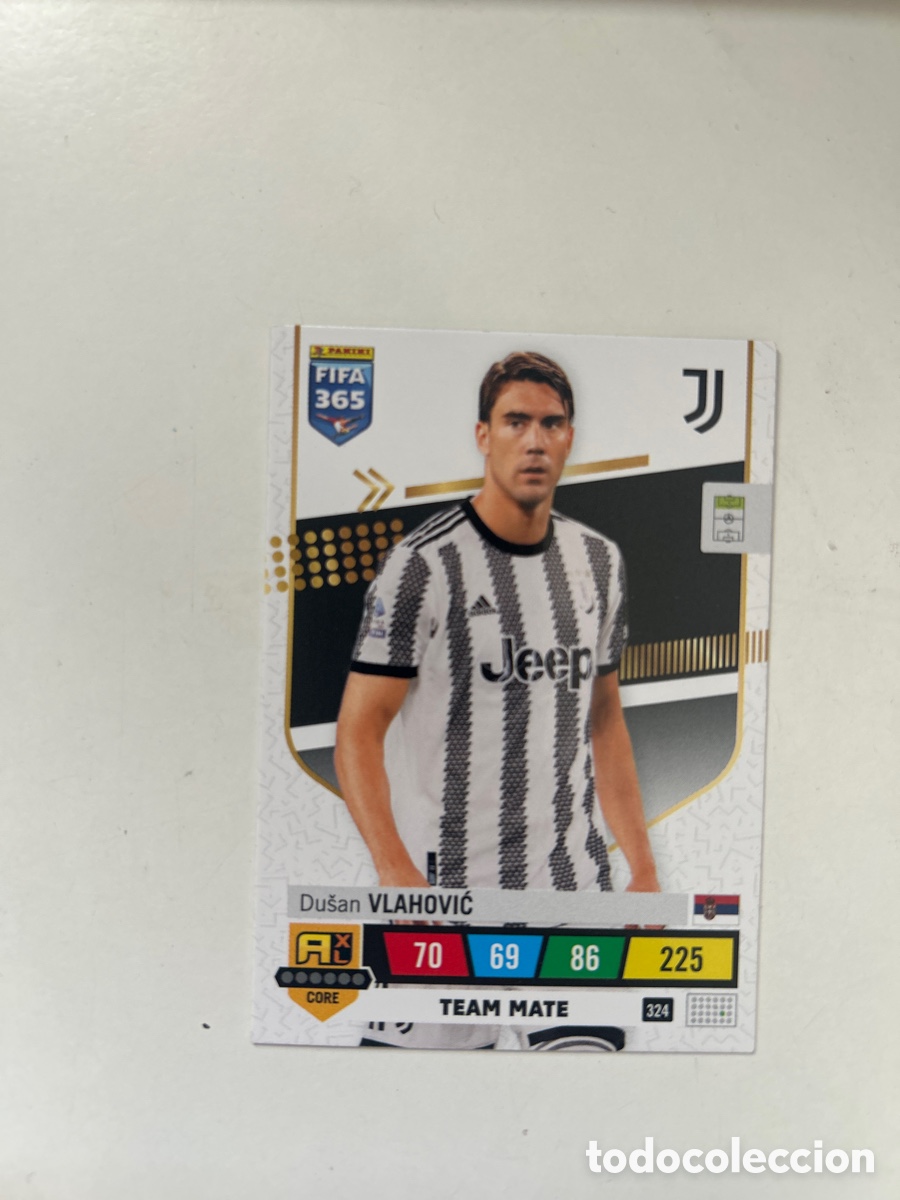 Fu&szlig;ball-Sticker: Du&scaron;an Vlahović FIFA 365 2023 (324)