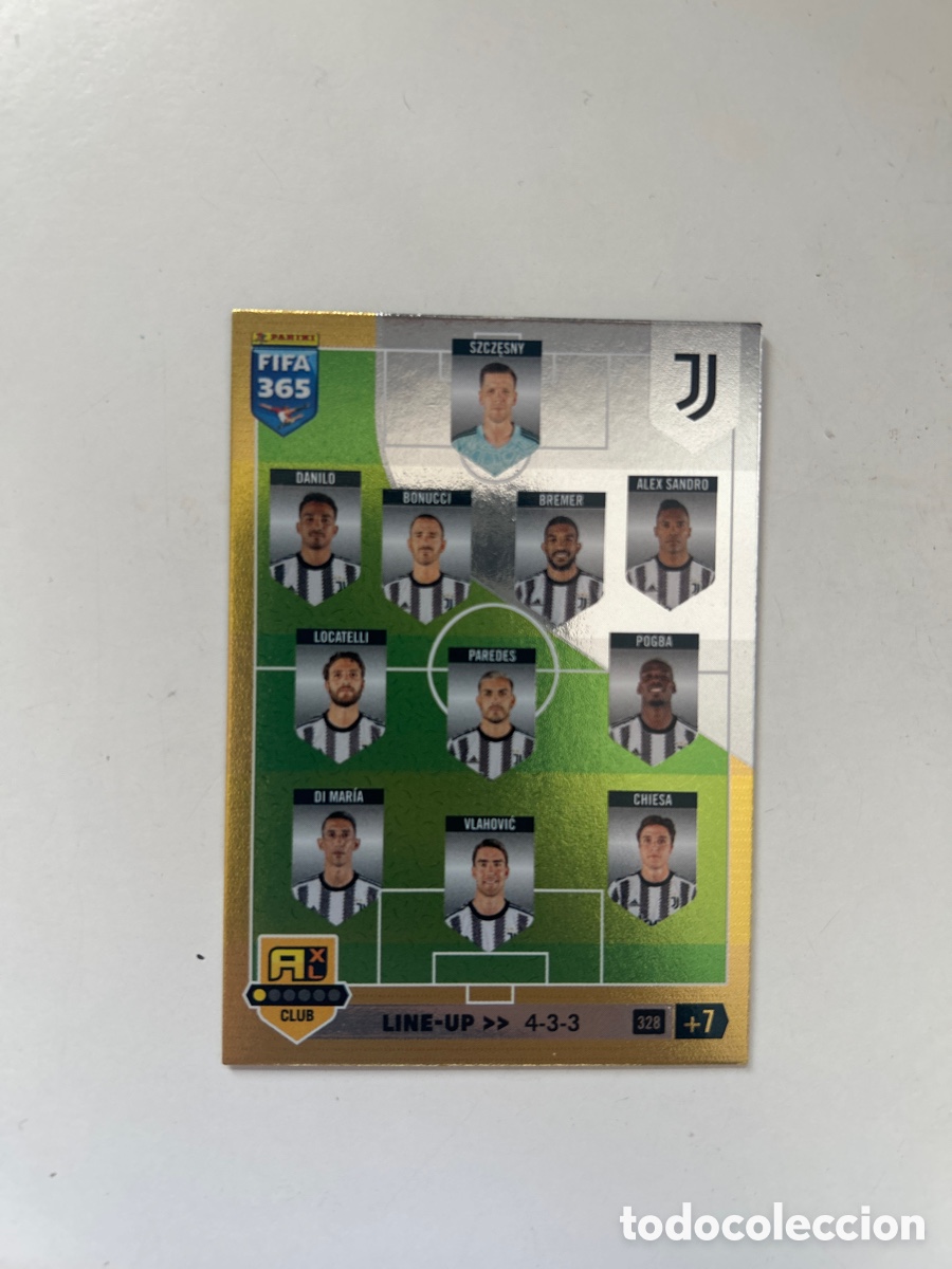 Fu&szlig;ball-Sticker: Alineaci&oacute;n Juventus FIFA 365 2023 (328)