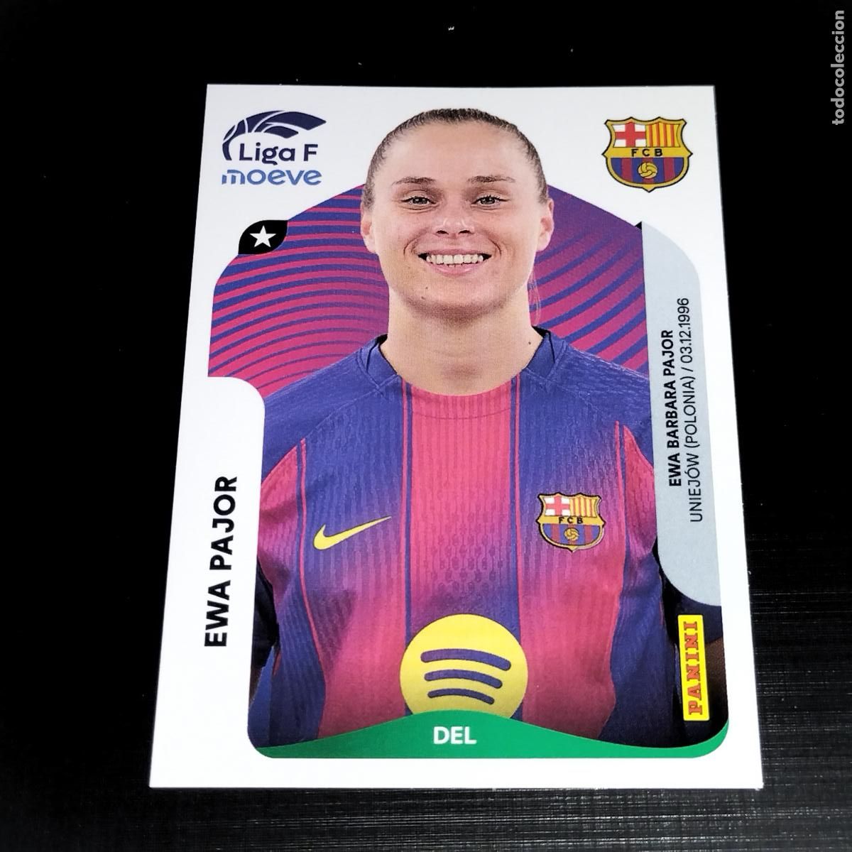 Fu&szlig;ball-Sticker: 101 EWA PAJOR FC BARCELONA CROMOS LIGA F MOEVE FEMENINA PANINI 2025 2026 25 26