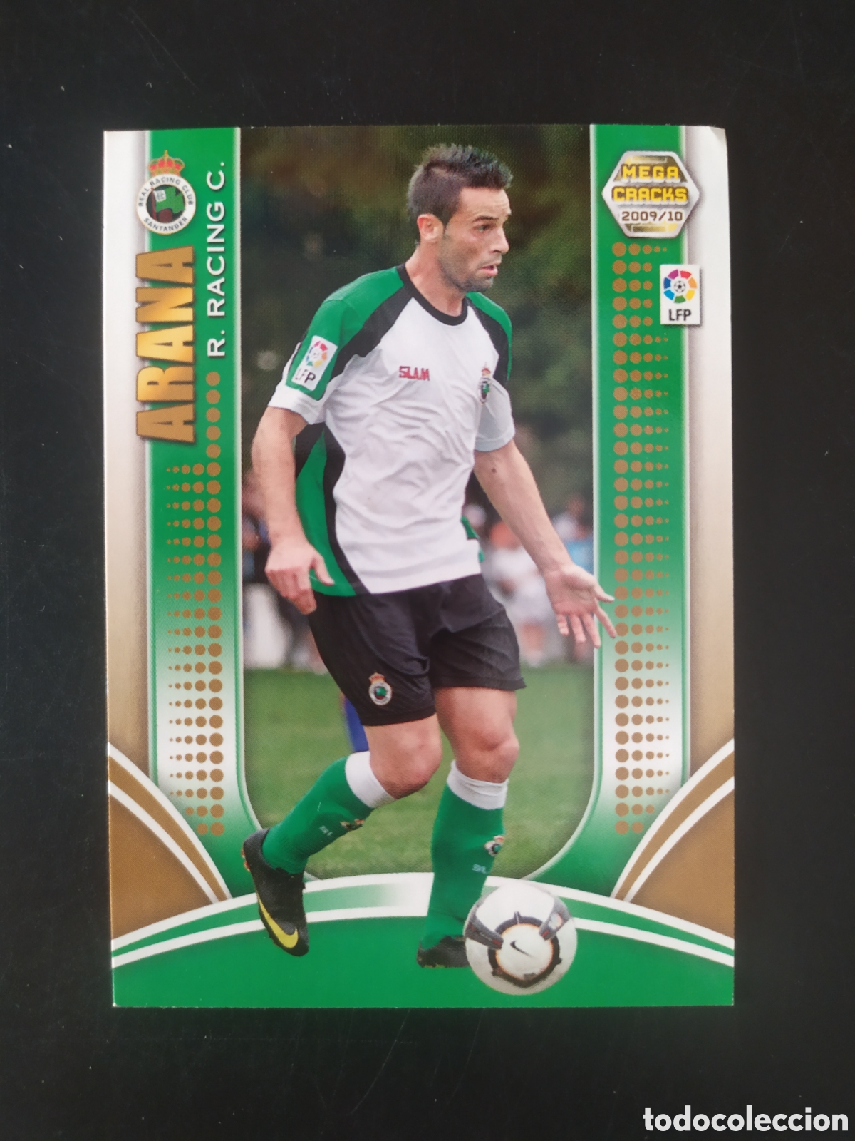 Cromos de f&uacute;tbol: Megacracks 2009 2010 09 10 panini Arana n&deg; 210 Racing Santander