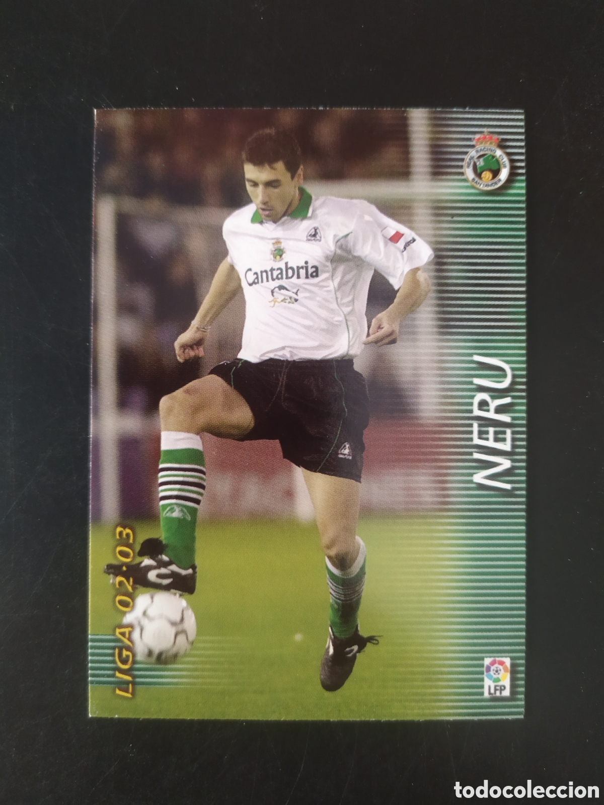 Figurine di Calcio: Megafichas 2002 2003 02 03 panini Neru n&deg; 221 Racing Santander megacracks